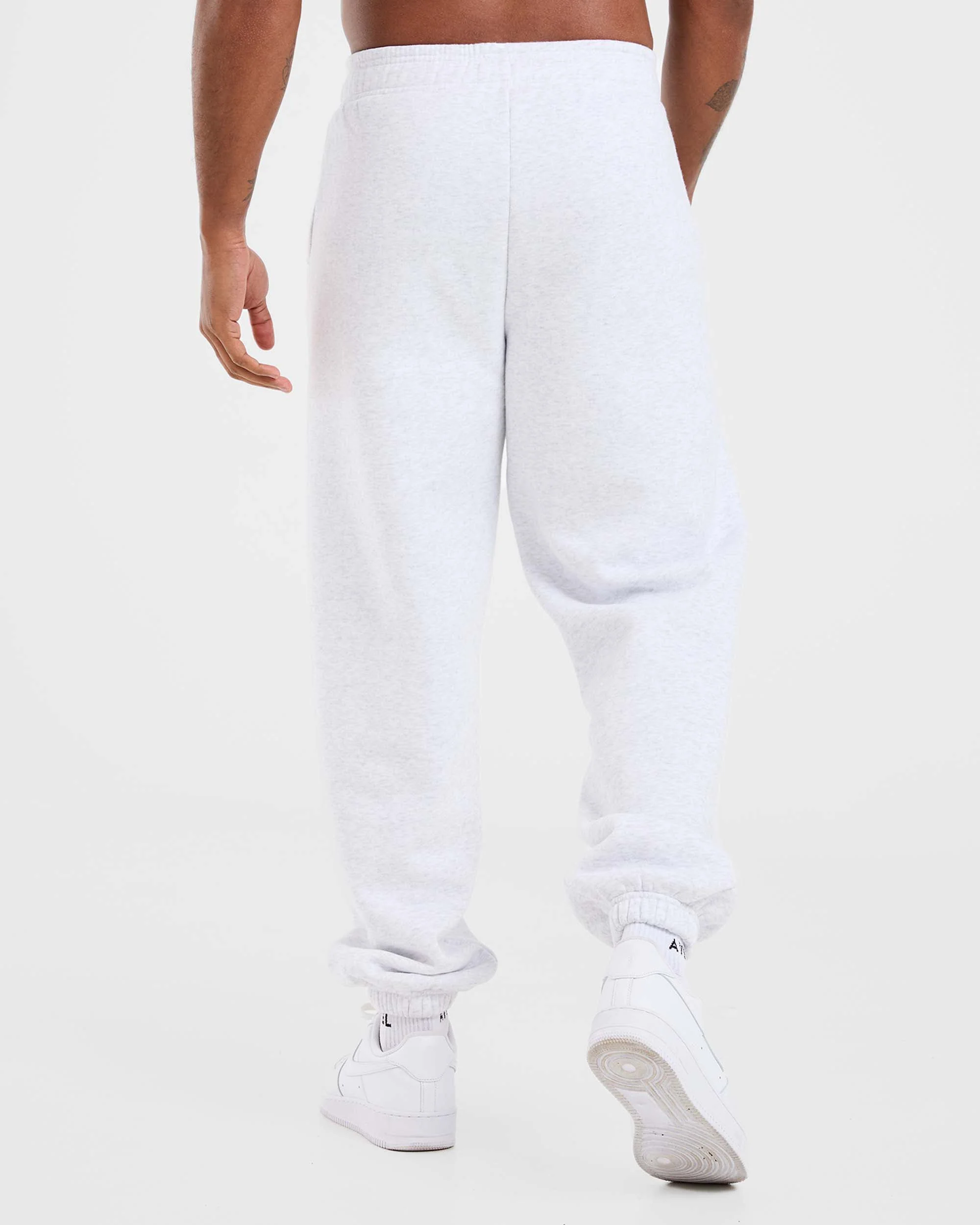 Academy Oversized Joggers - Grey Marl - Image 2