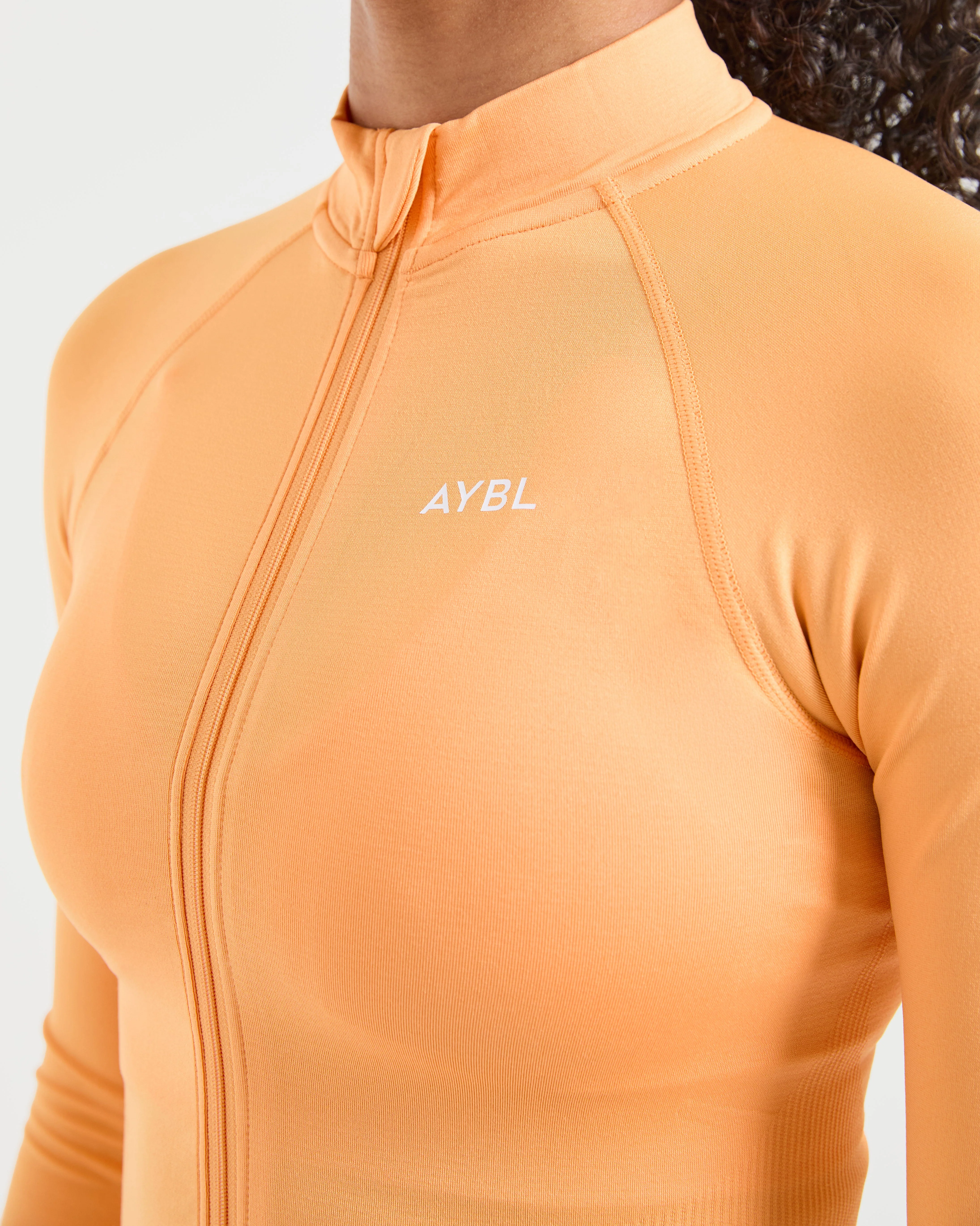 Adapt Seamless Jacket - Bright Orange - Image 5