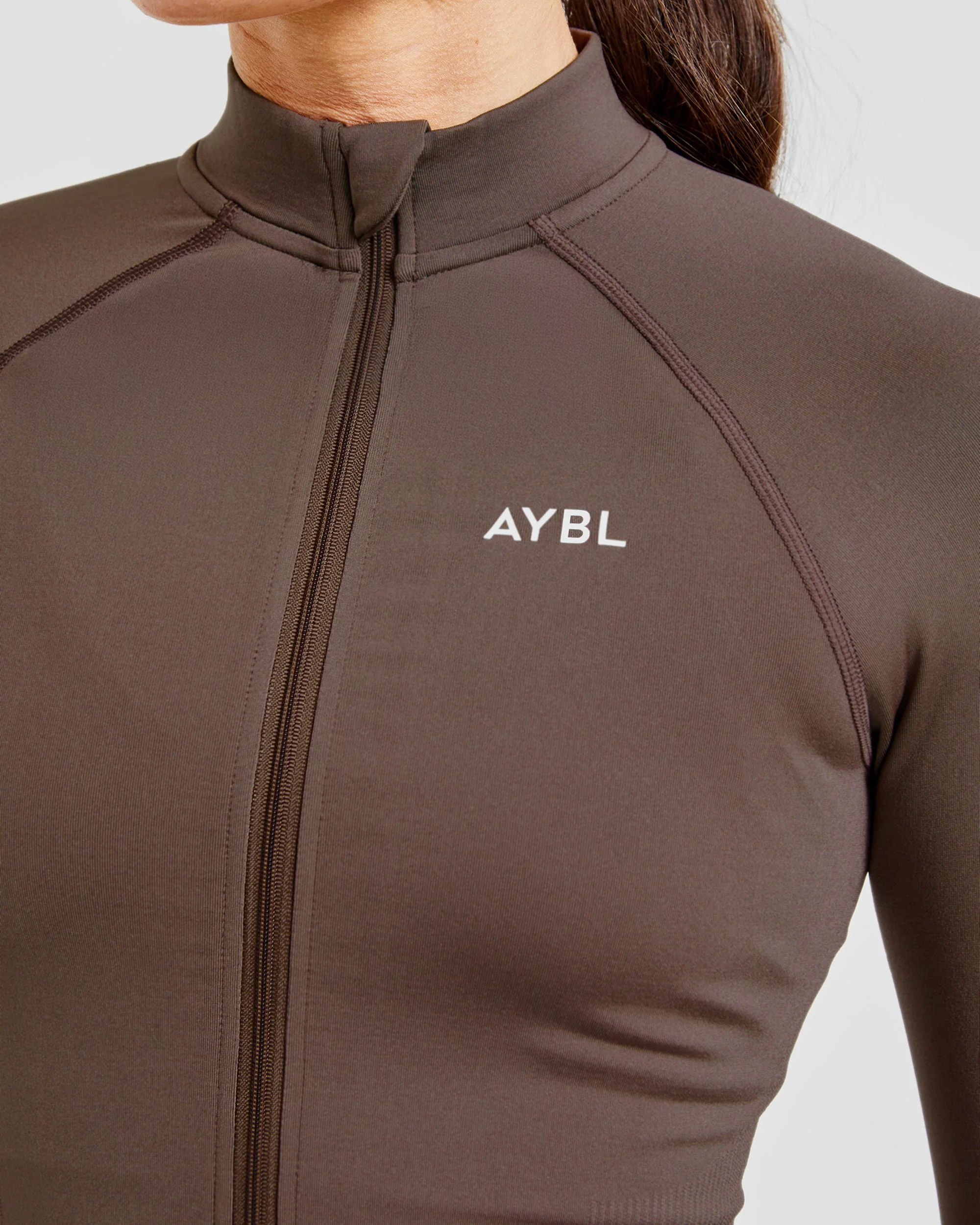 Adapt Seamless Jacket - Brown - Image 6