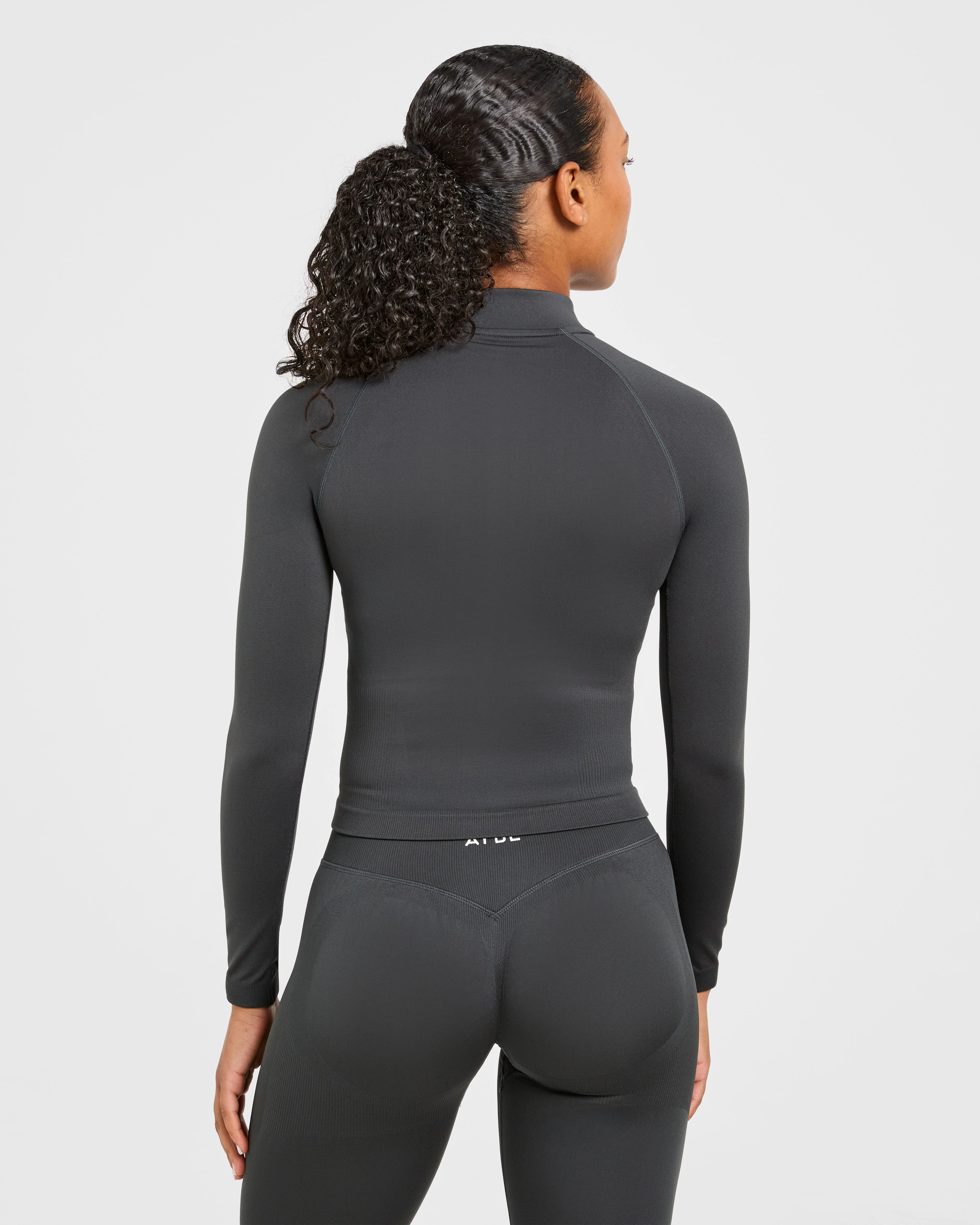 Adapt Seamless Jacket - Dark Charcoal - Image 2