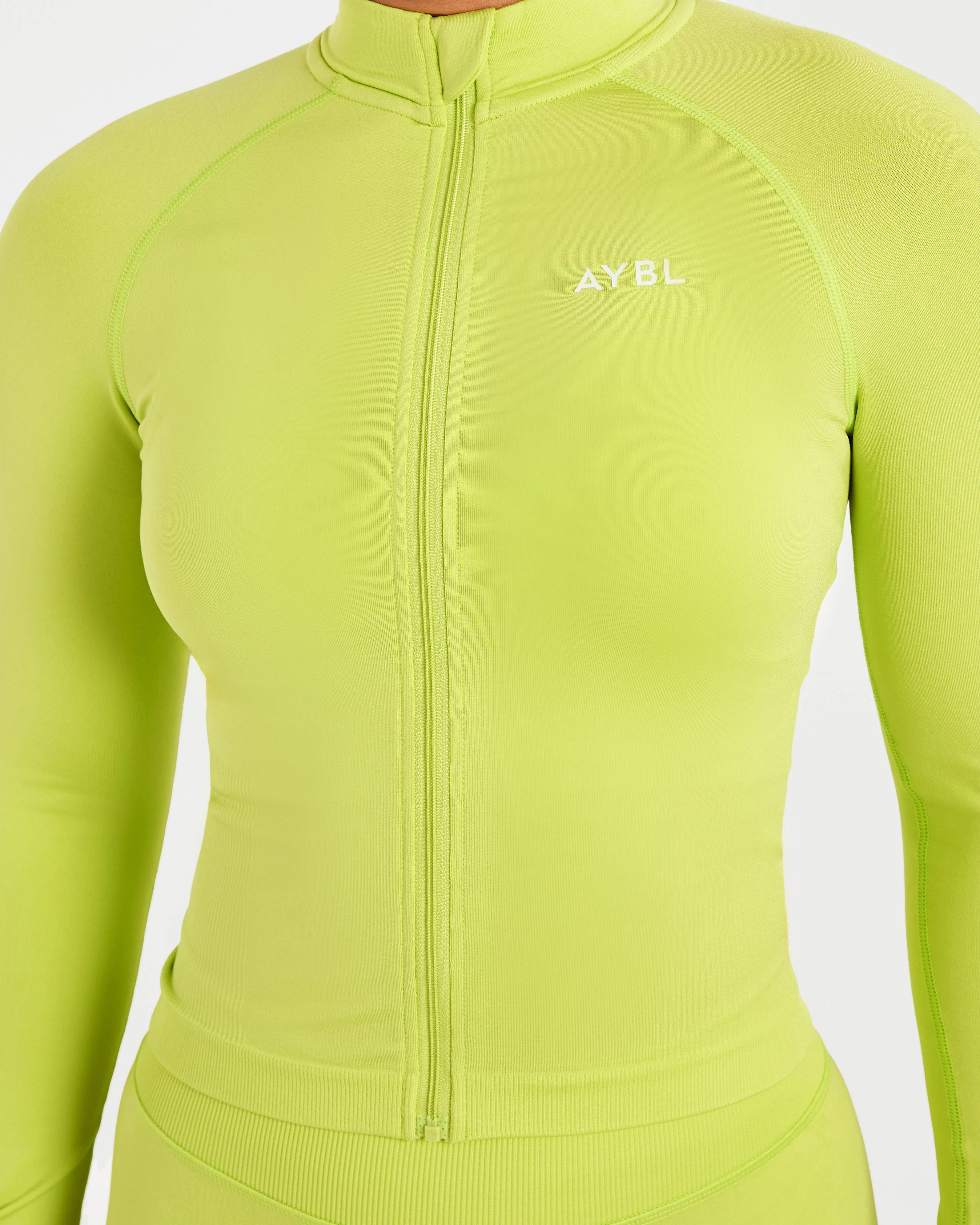 Adapt Seamless Jacket - Lime Green - Image 5