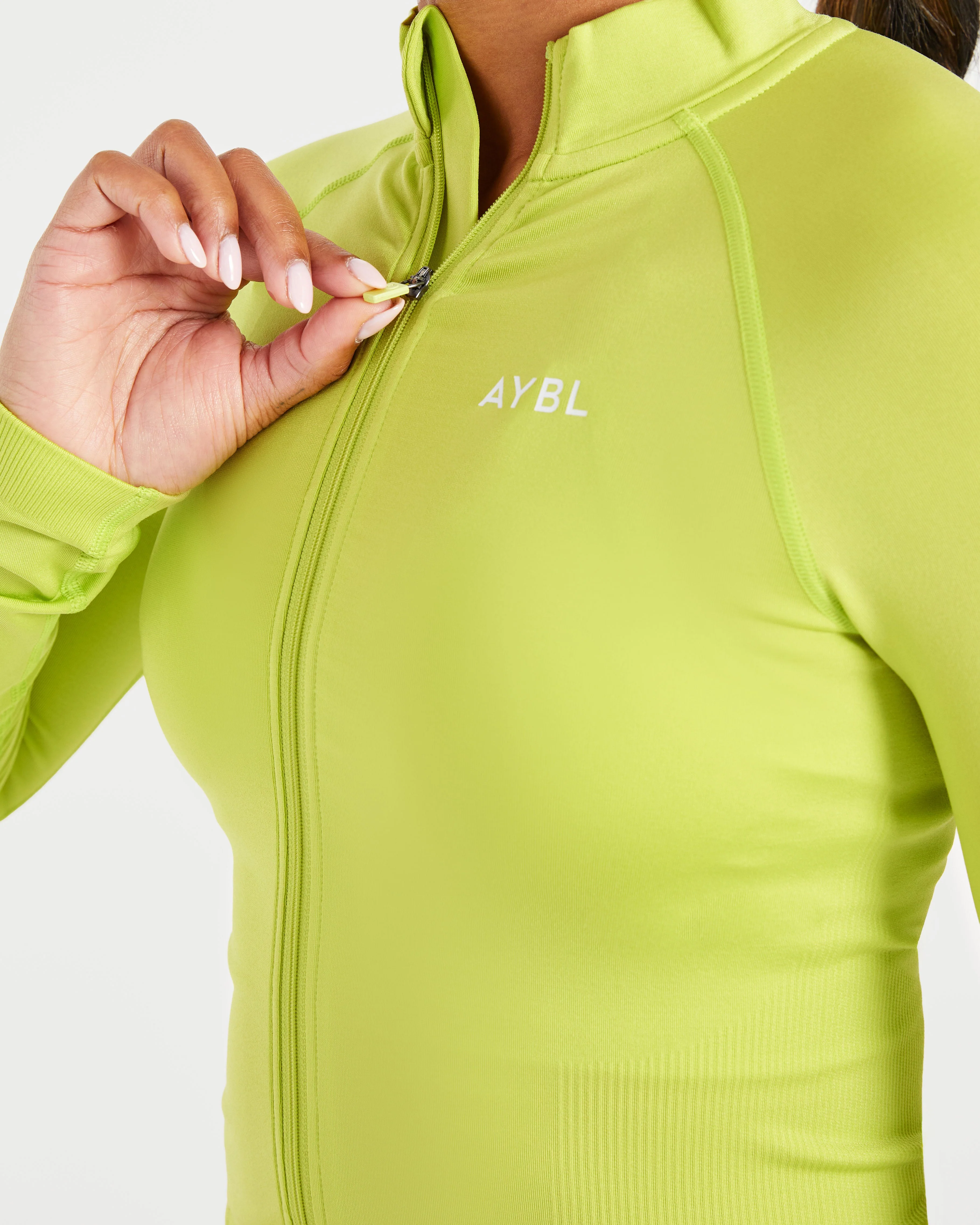 Adapt Seamless Jacket - Lime Green - Image 6