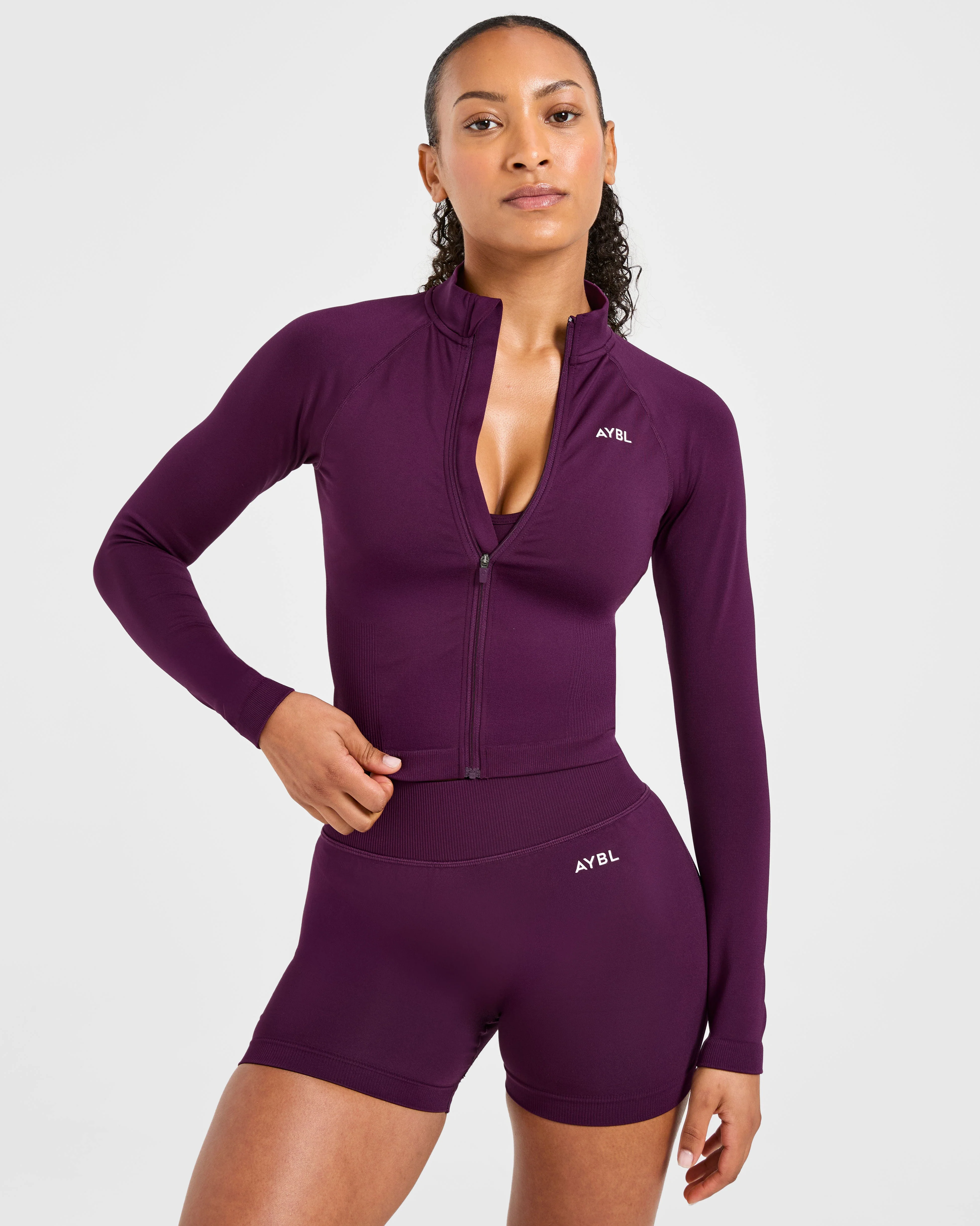 Adapt Seamless Jacket - Midnight Plum - Image 8
