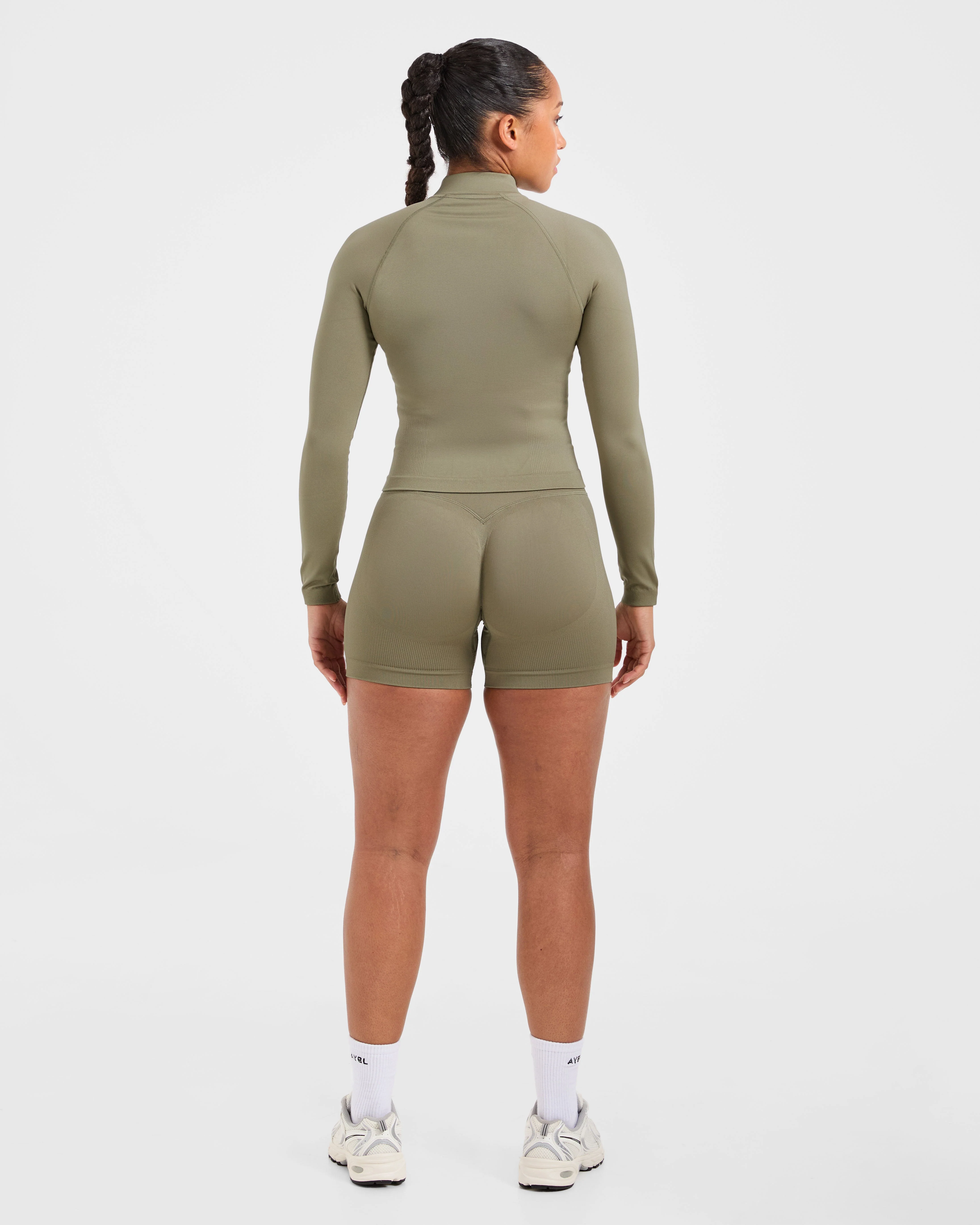 Adapt Seamless Jacket - Muted Olive - Image 4