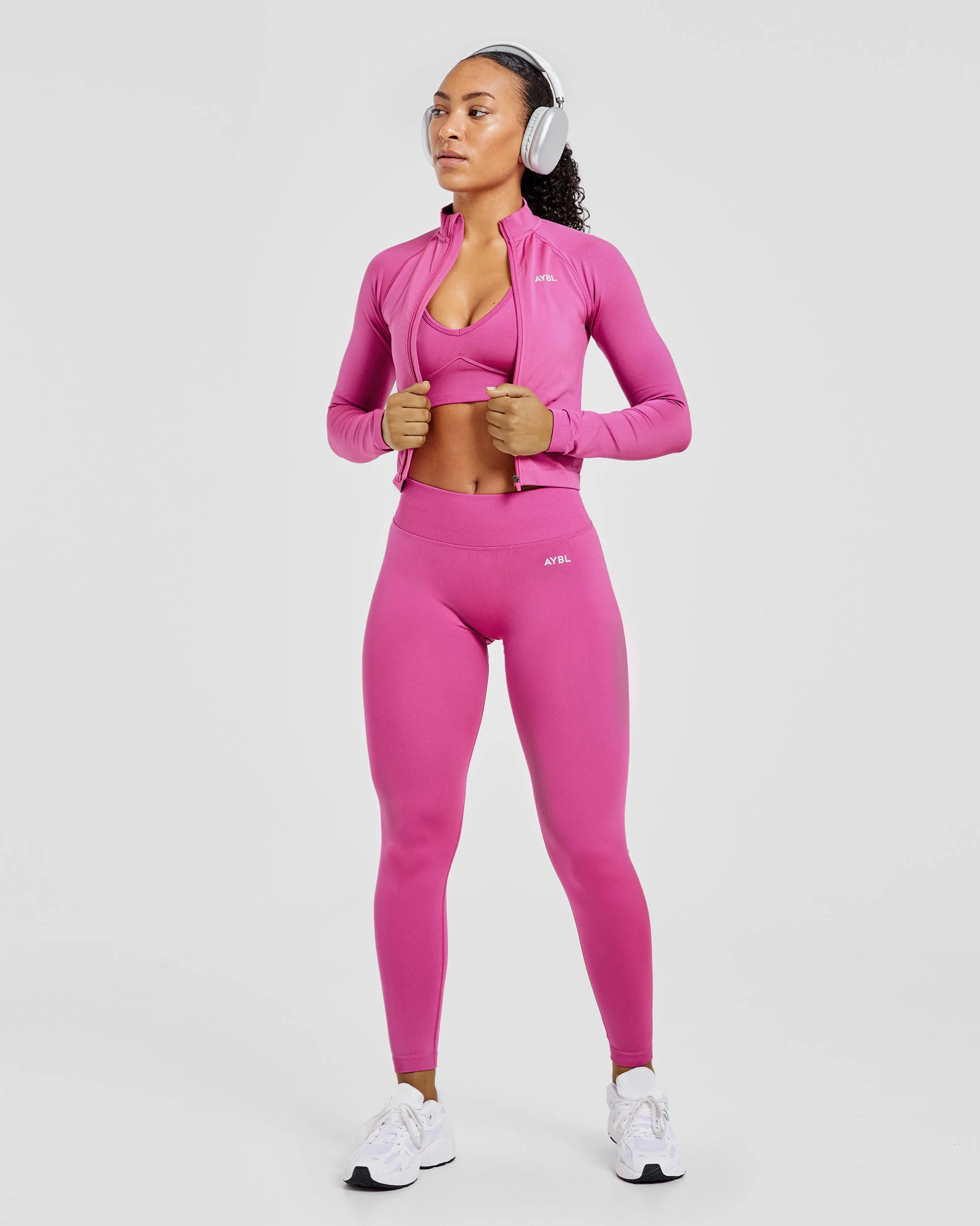 Adapt Seamless Jacket - Pink - Image 7