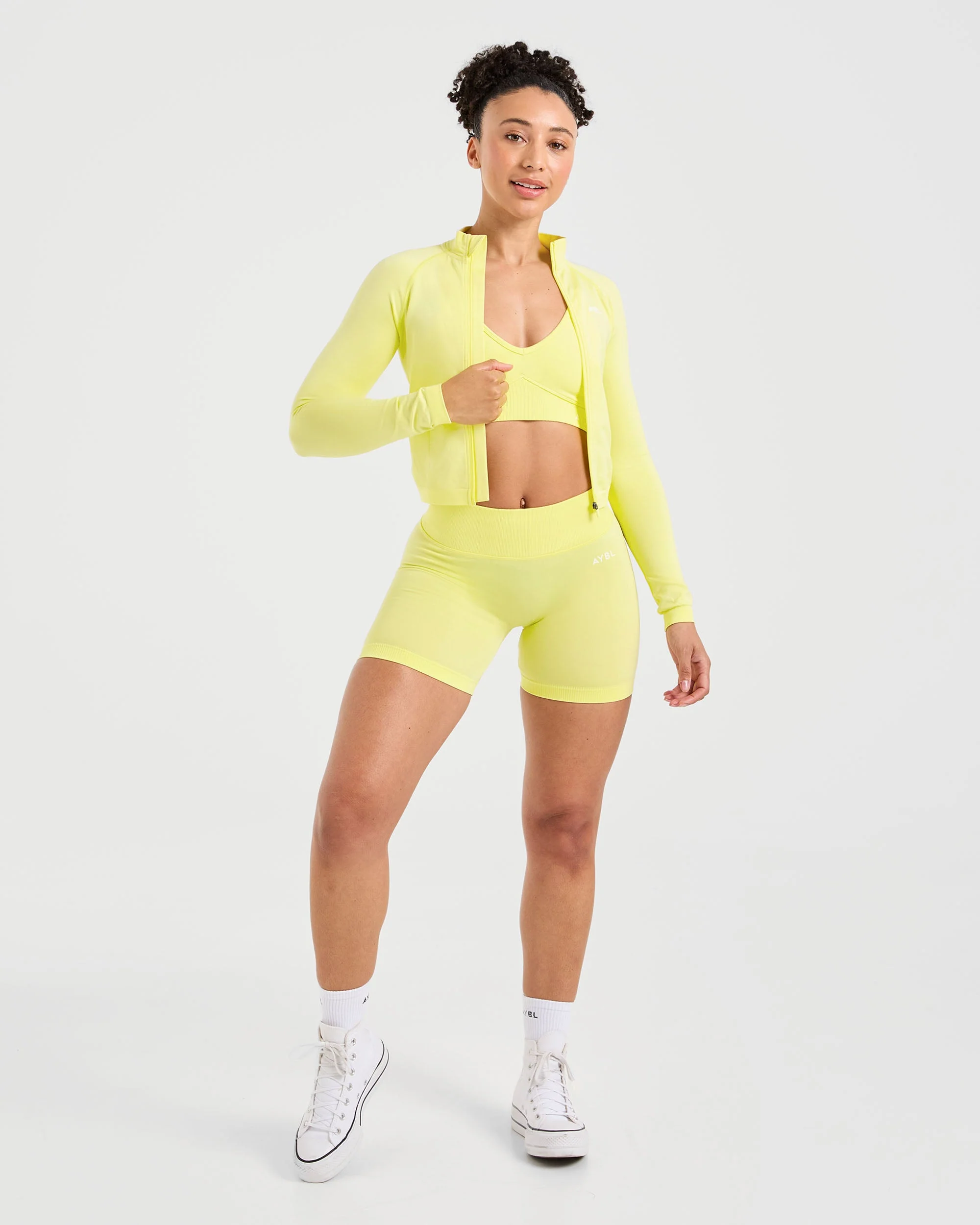 Adapt Seamless Jacket - Spring Yellow - Image 3