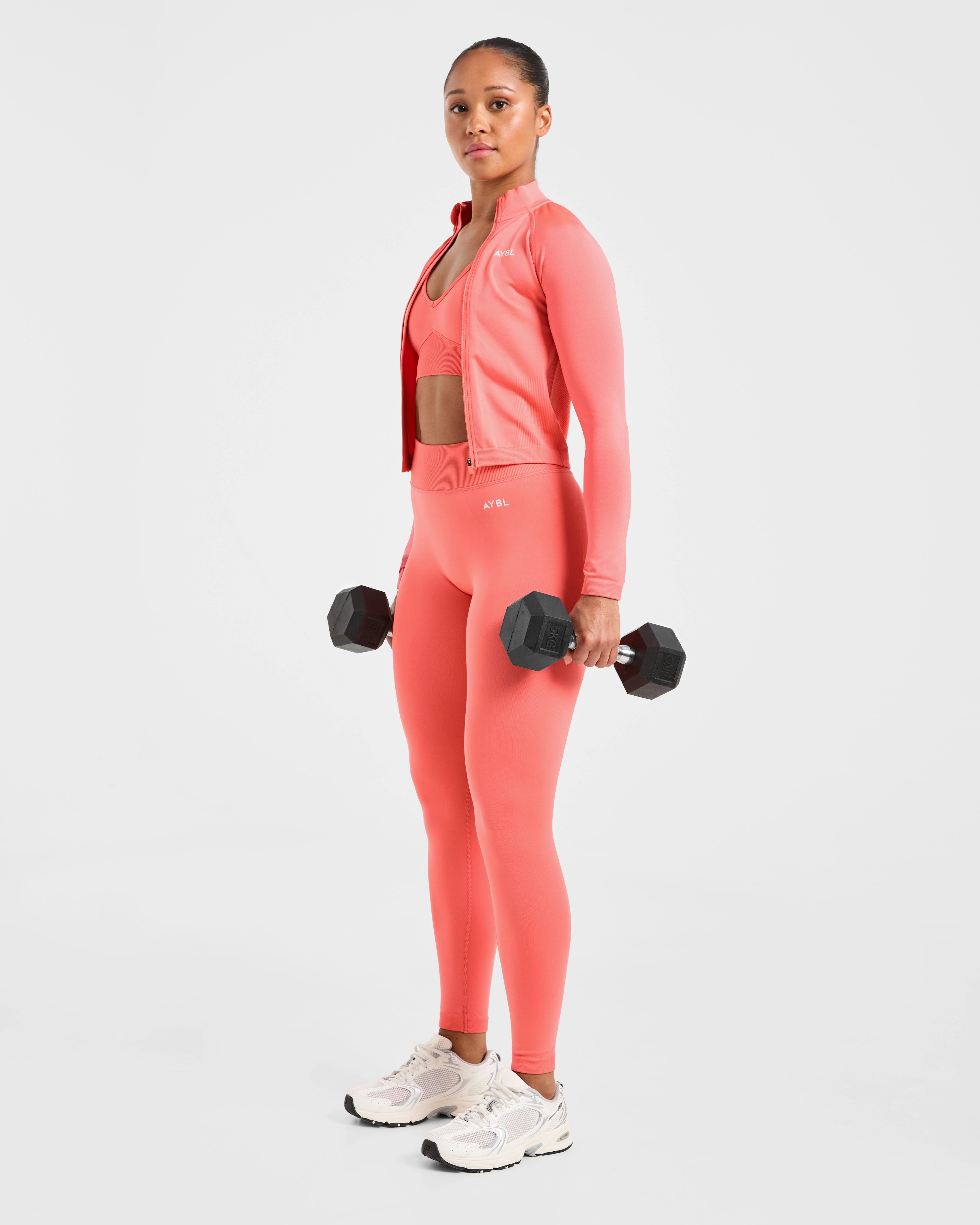 Adapt Seamless Jacket - Summer Peach - Image 8
