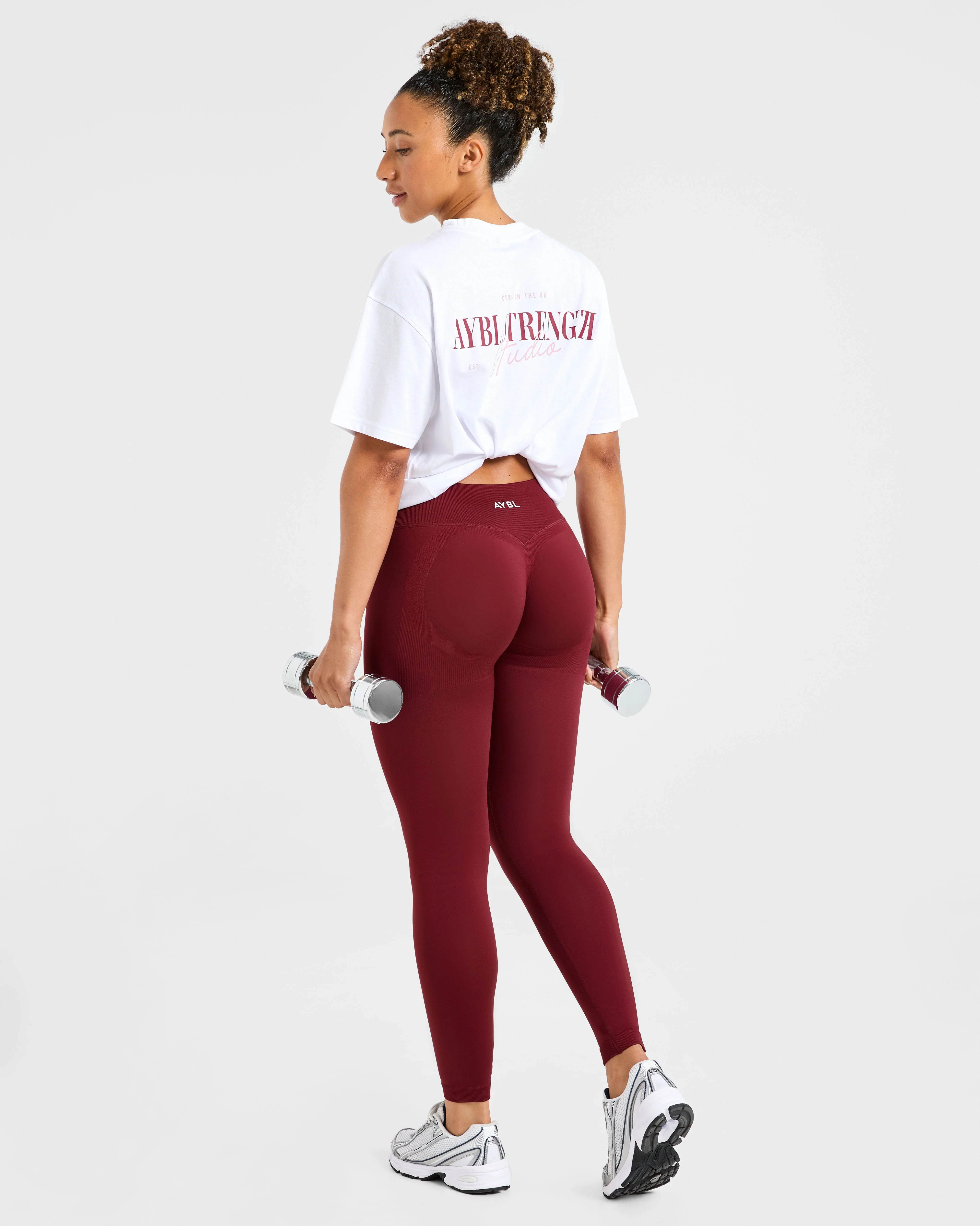 Adapt Seamless Leggings - Autumn Red - Image 8