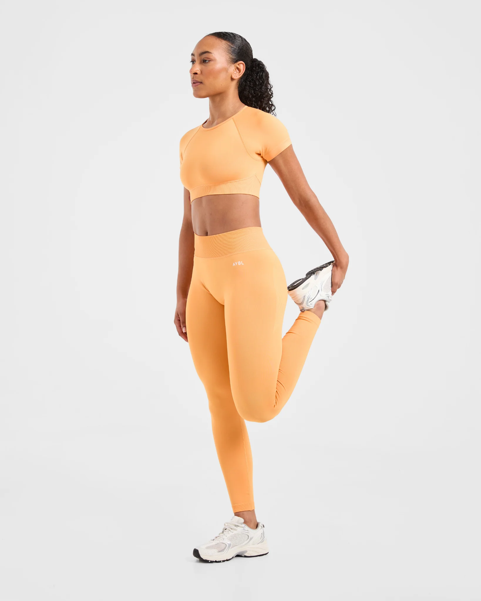 Adapt Seamless Leggings - Bright Orange - Image 7