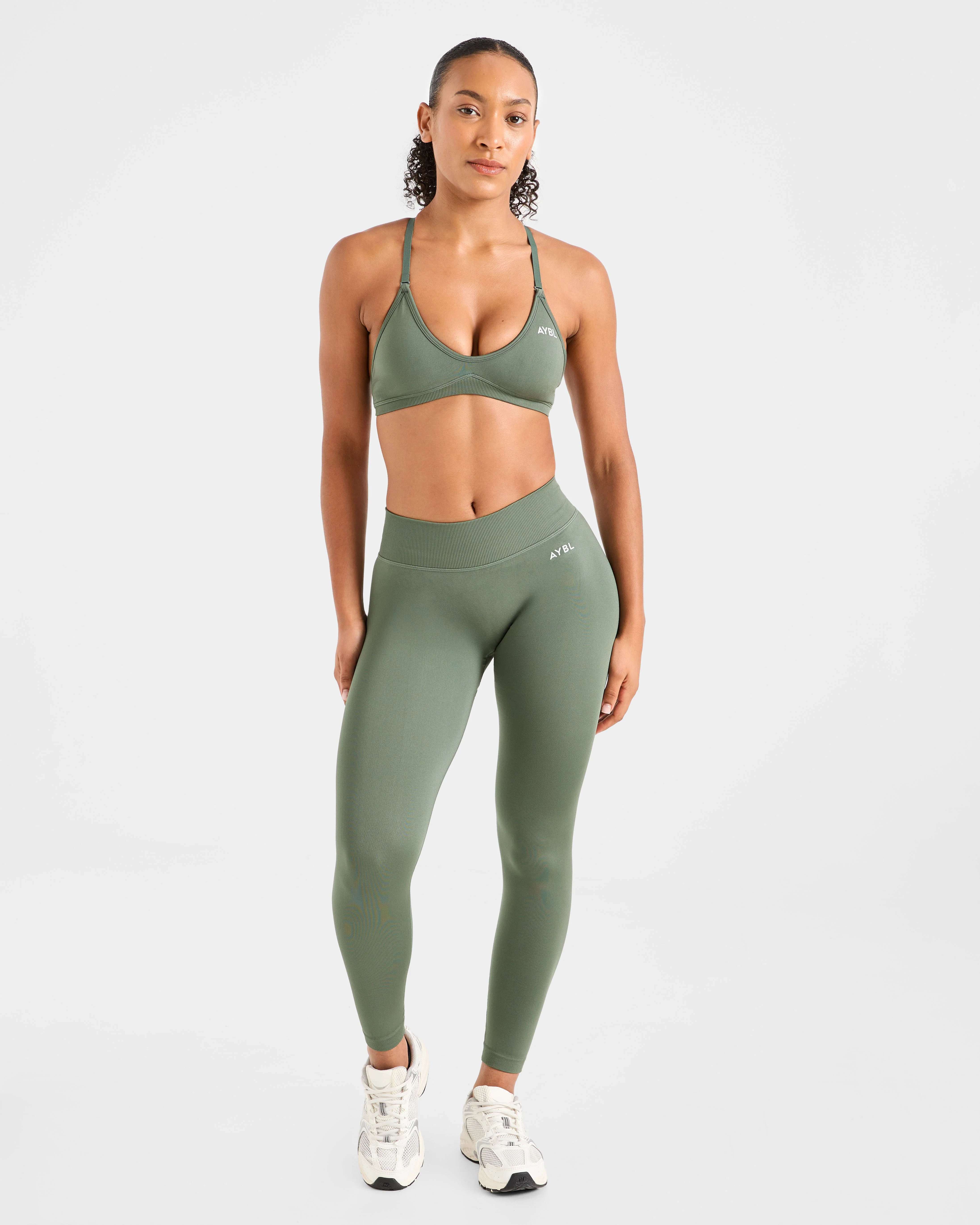 Adapt Seamless Leggings - Green - Image 3