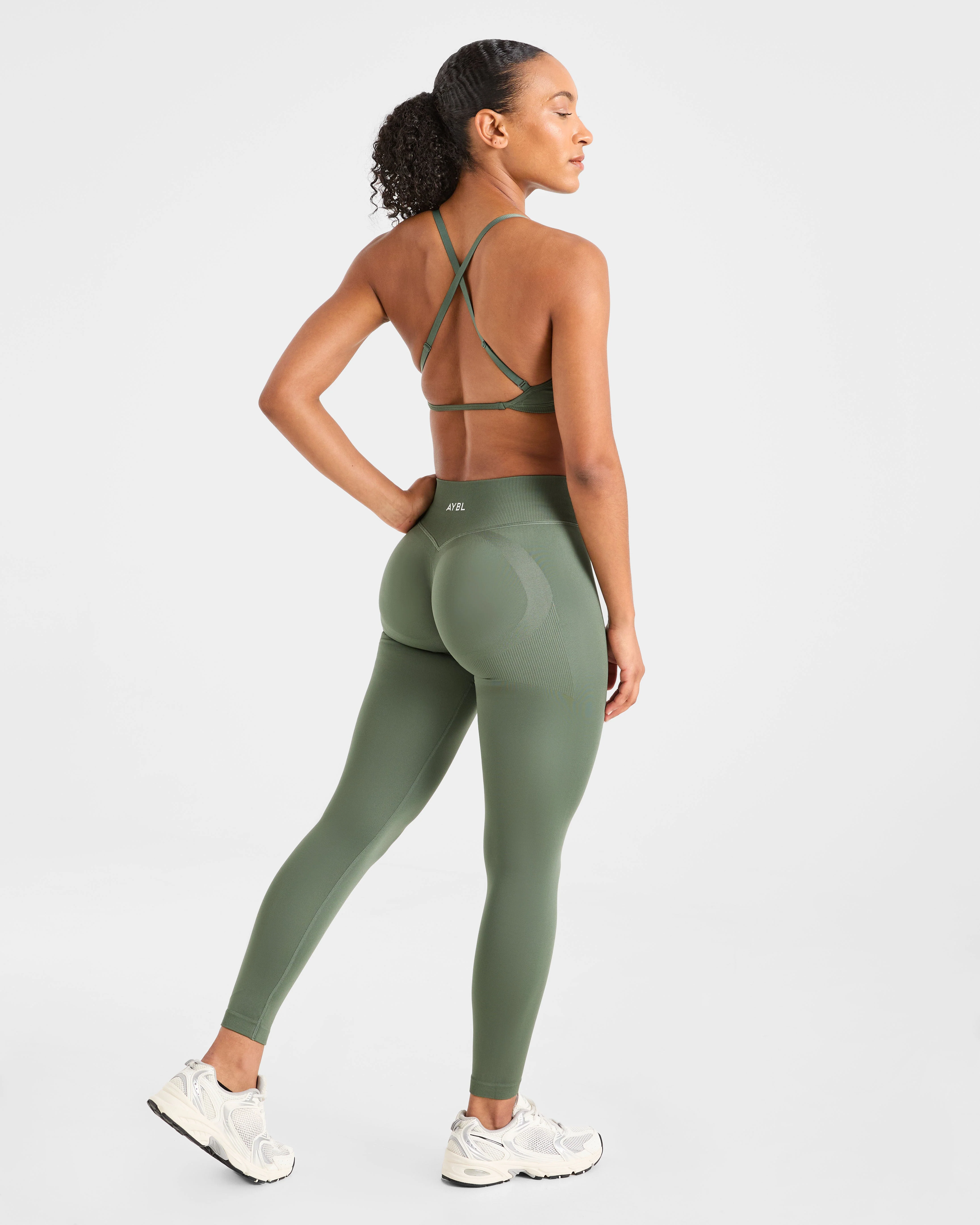 Adapt Seamless Leggings - Green - Image 4
