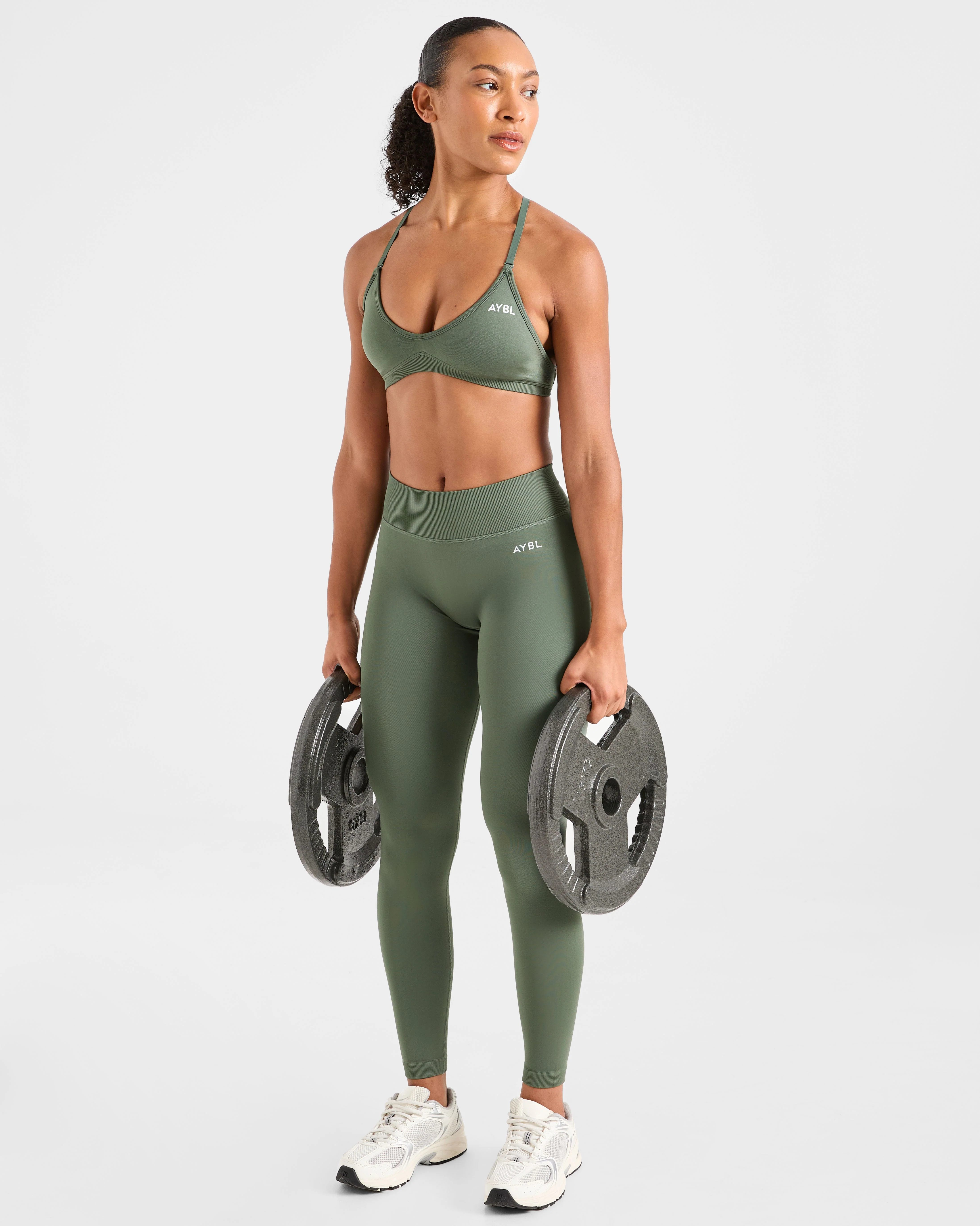 Adapt Seamless Leggings - Green - Image 7