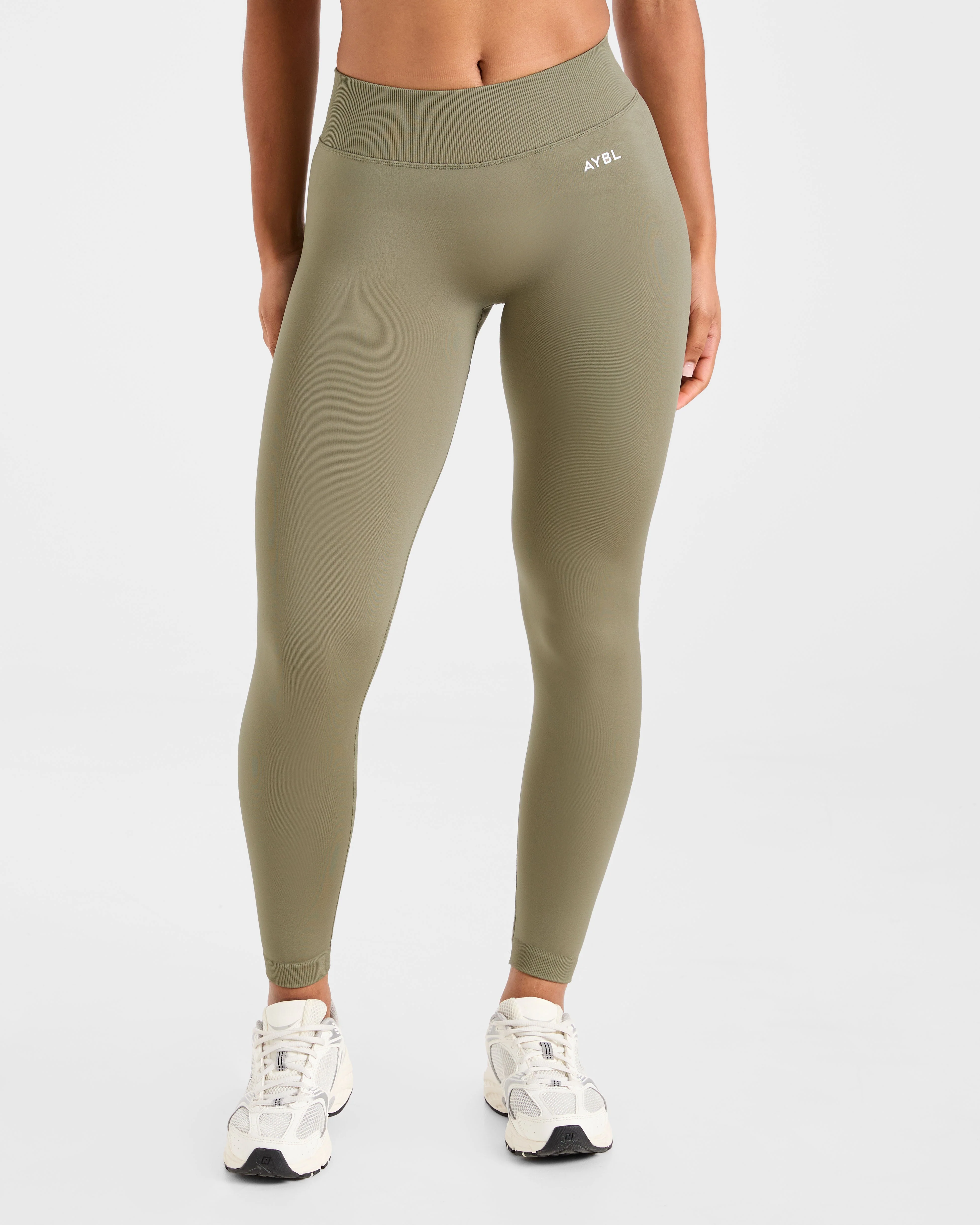 Adapt Seamless Leggings - Muted Olive - Image 2