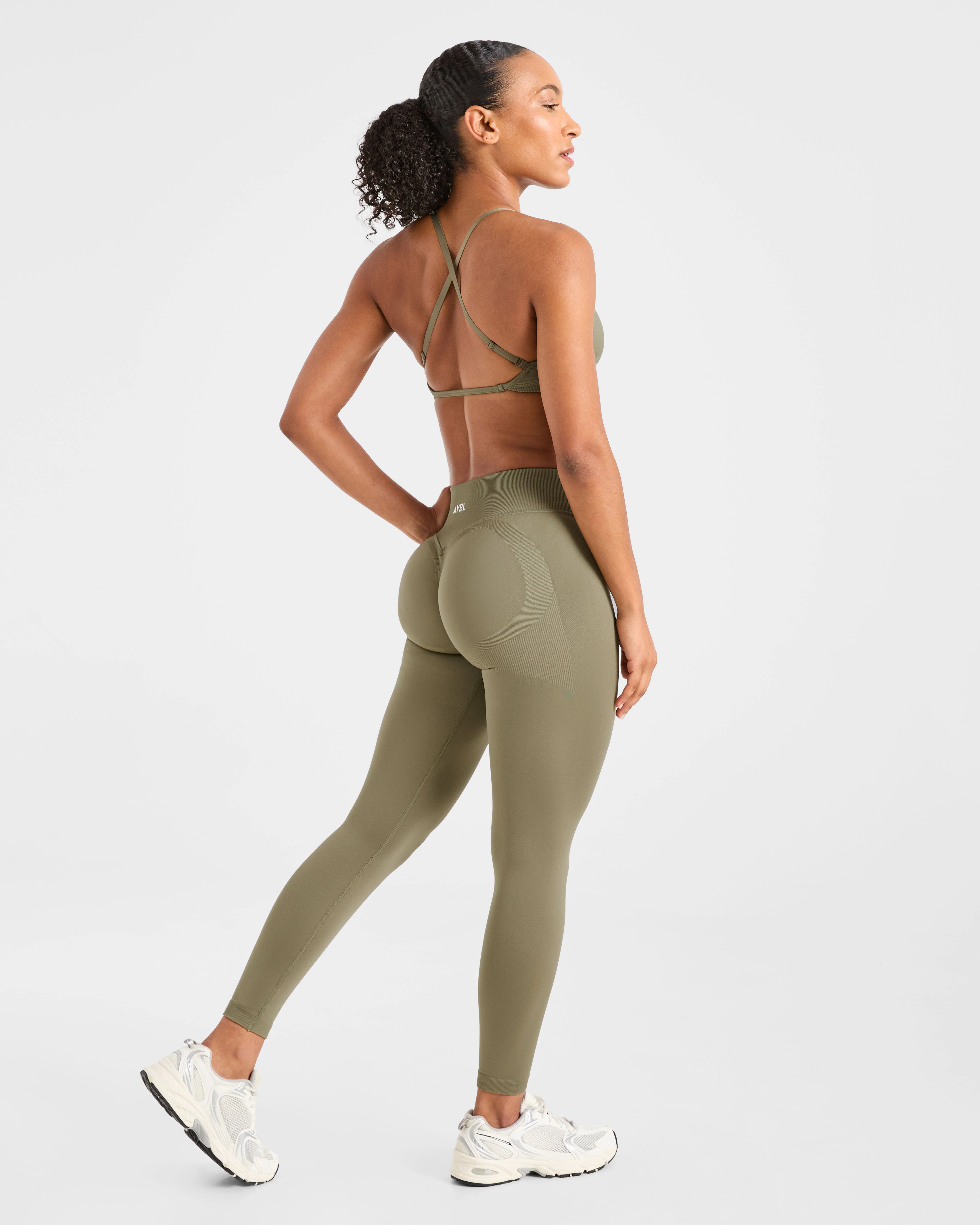 Adapt Seamless Leggings - Muted Olive - Image 4