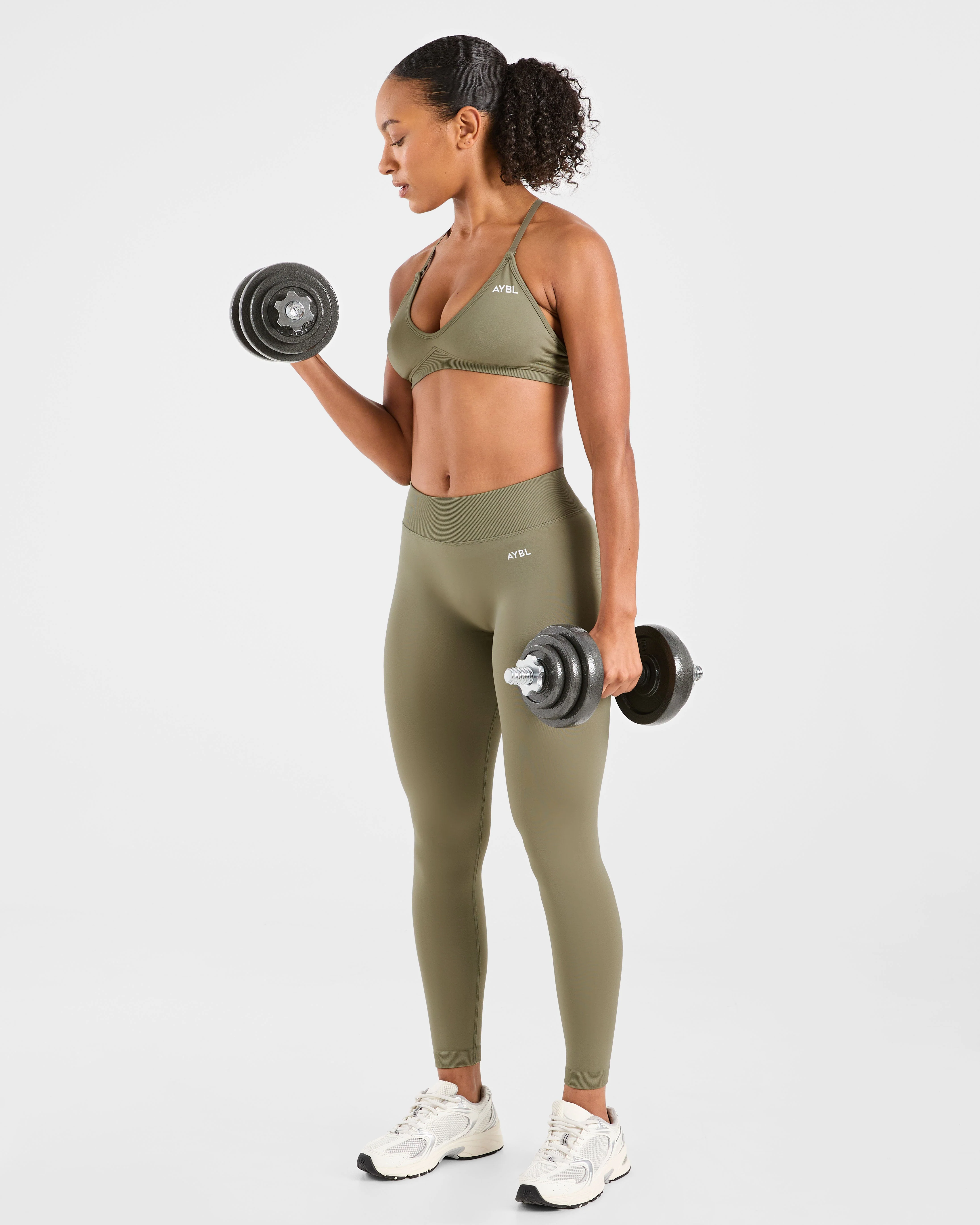 Adapt Seamless Leggings - Muted Olive - Image 7