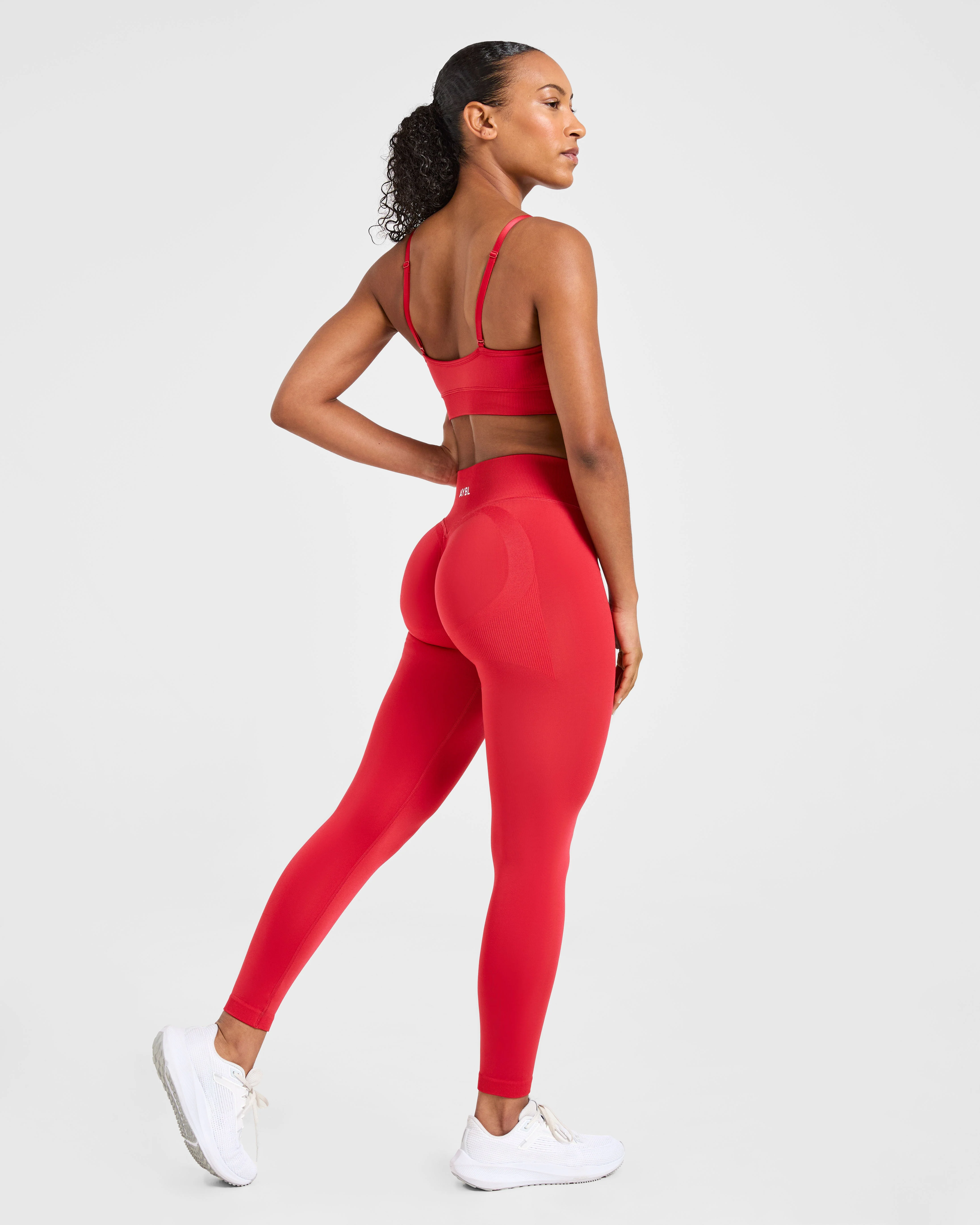 Adapt Seamless Leggings - Salsa Red - Image 4