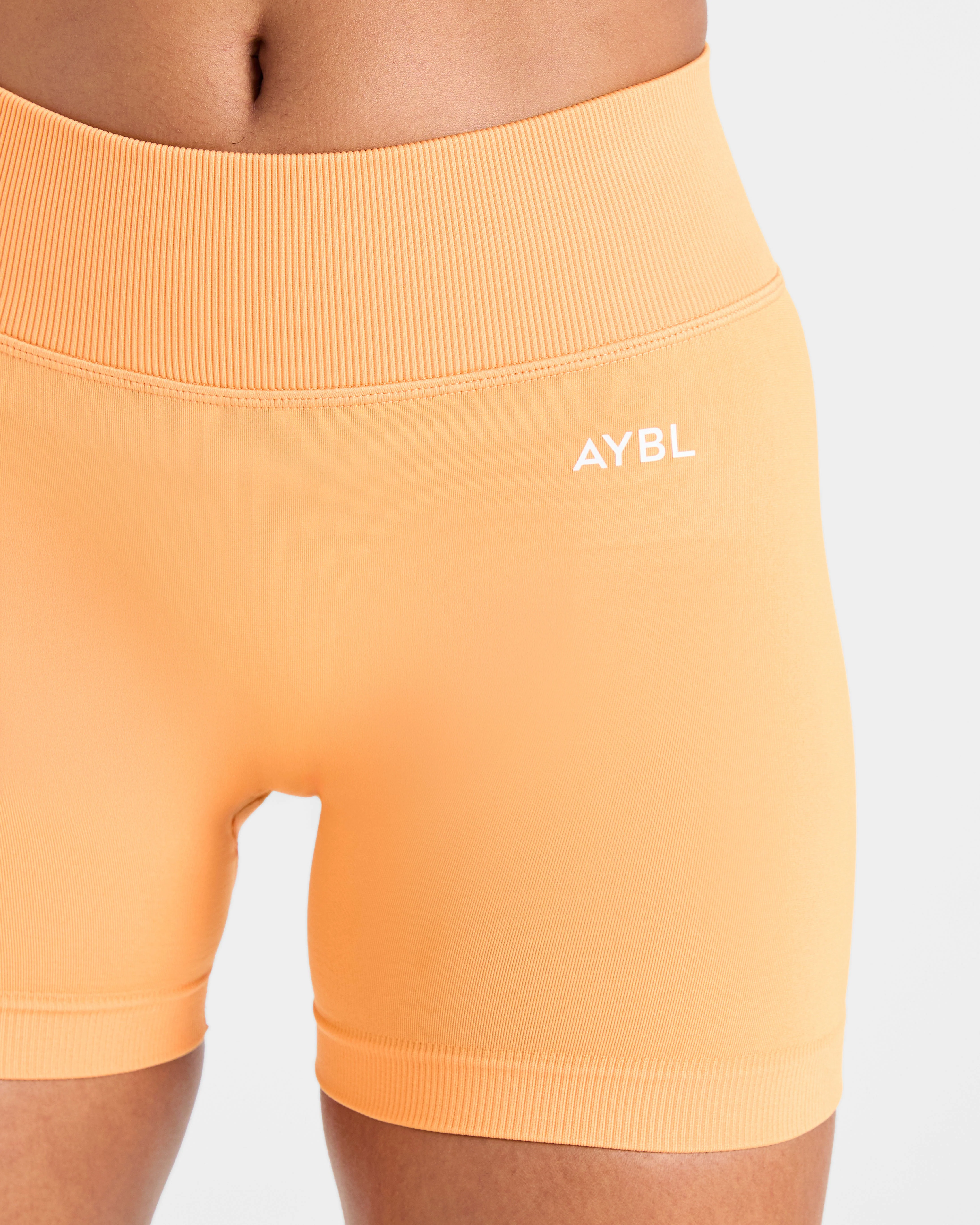 Adapt Seamless Shorts | 4.5" - Bright Orange - Image 5
