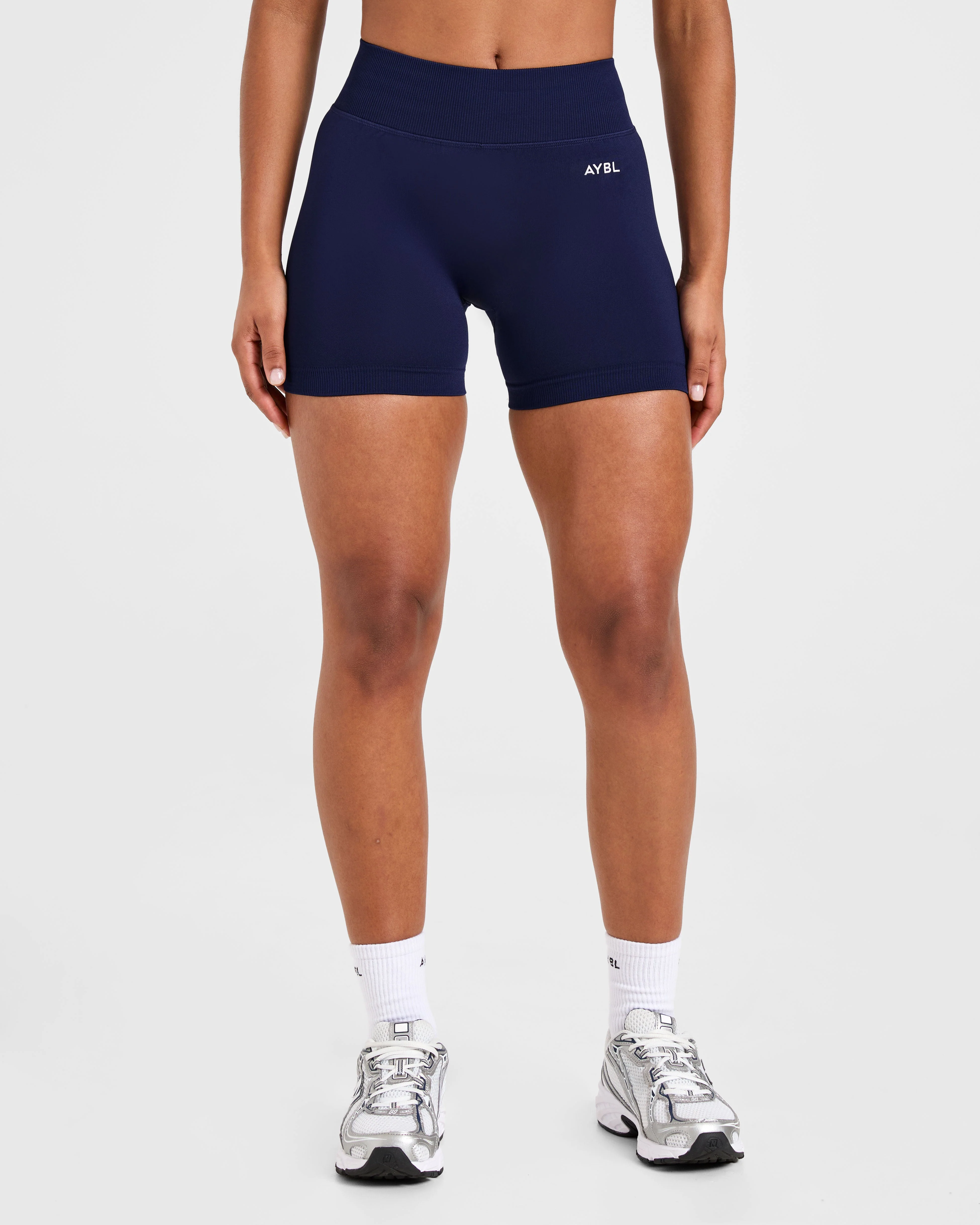 Adapt Seamless Shorts | 4.5" - Deep Navy - Image 2
