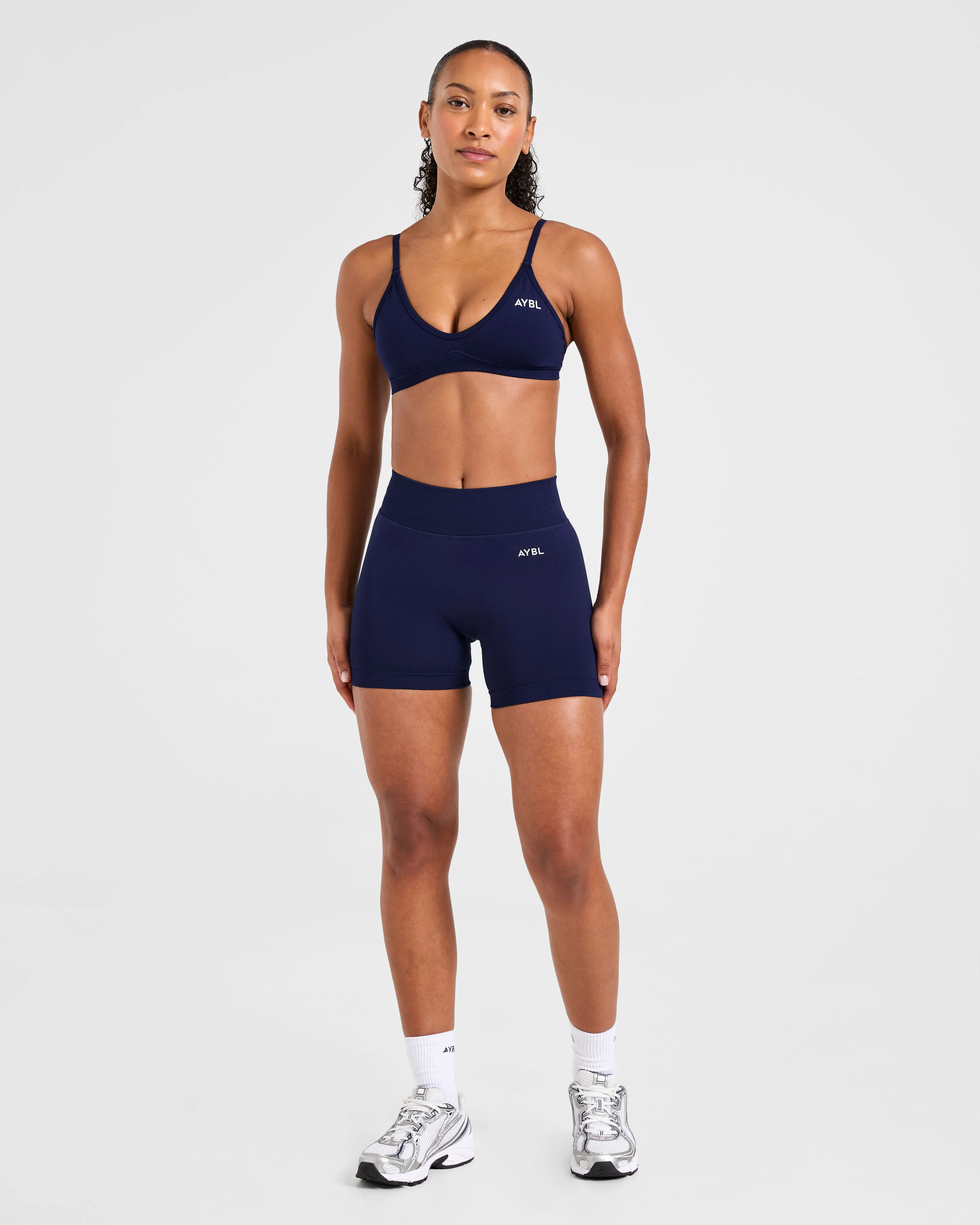 Adapt Seamless Shorts | 4.5" - Deep Navy - Image 3