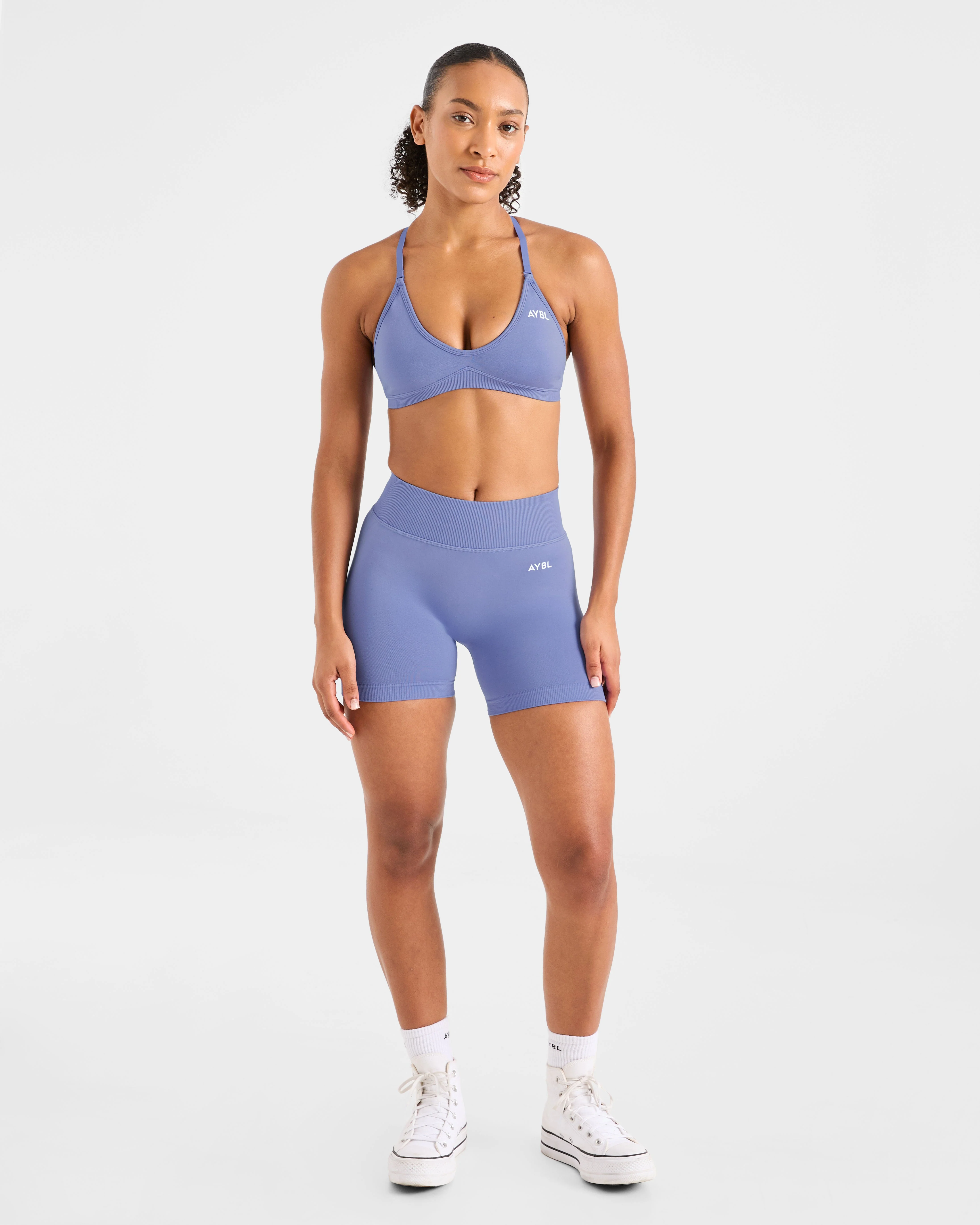 Adapt Seamless Shorts | 4.5" - Iris Blue - Image 3