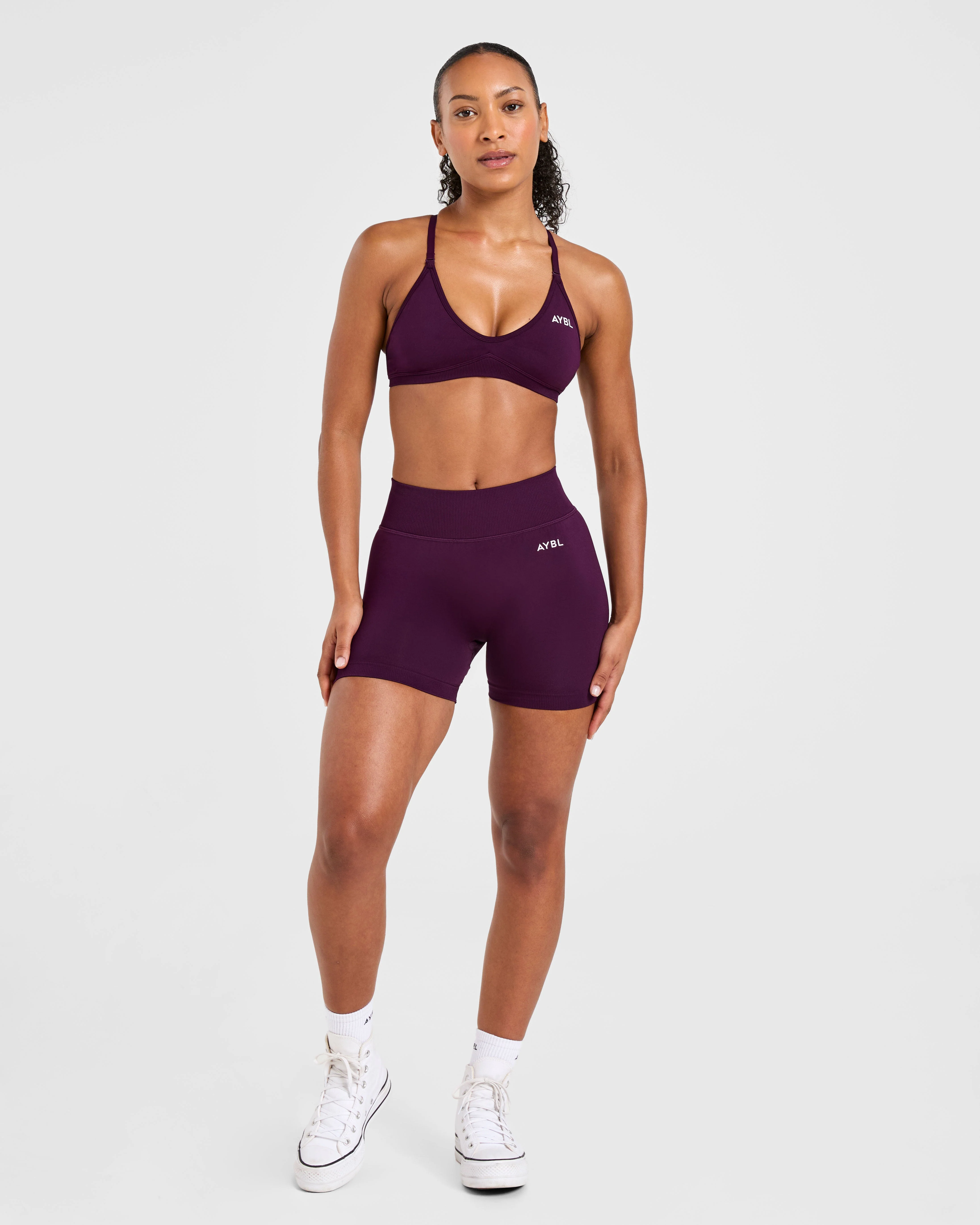 Adapt Seamless Shorts | 4.5" - Midnight Plum - Image 3