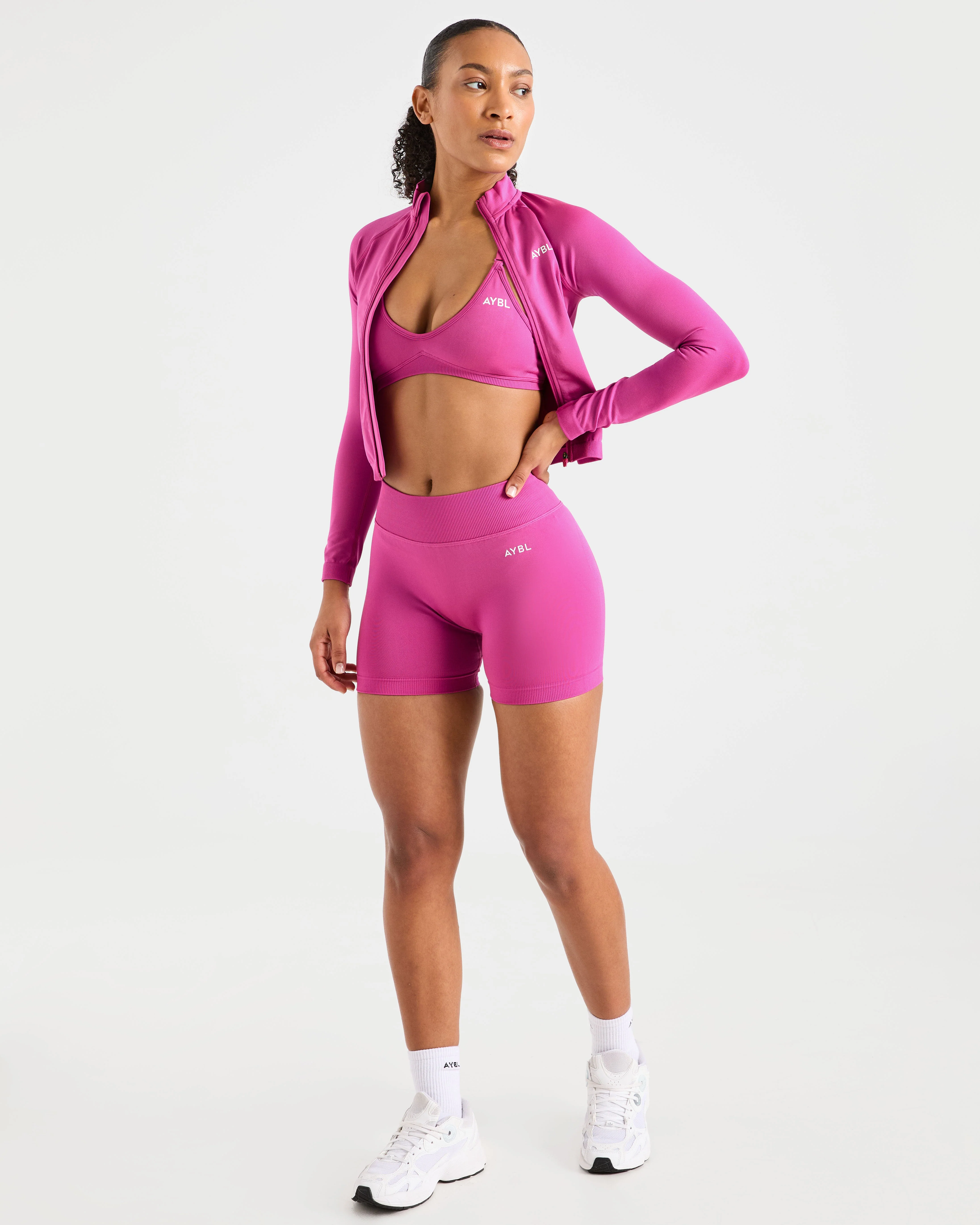 Adapt Seamless Shorts | 4.5" - Pink - Image 7