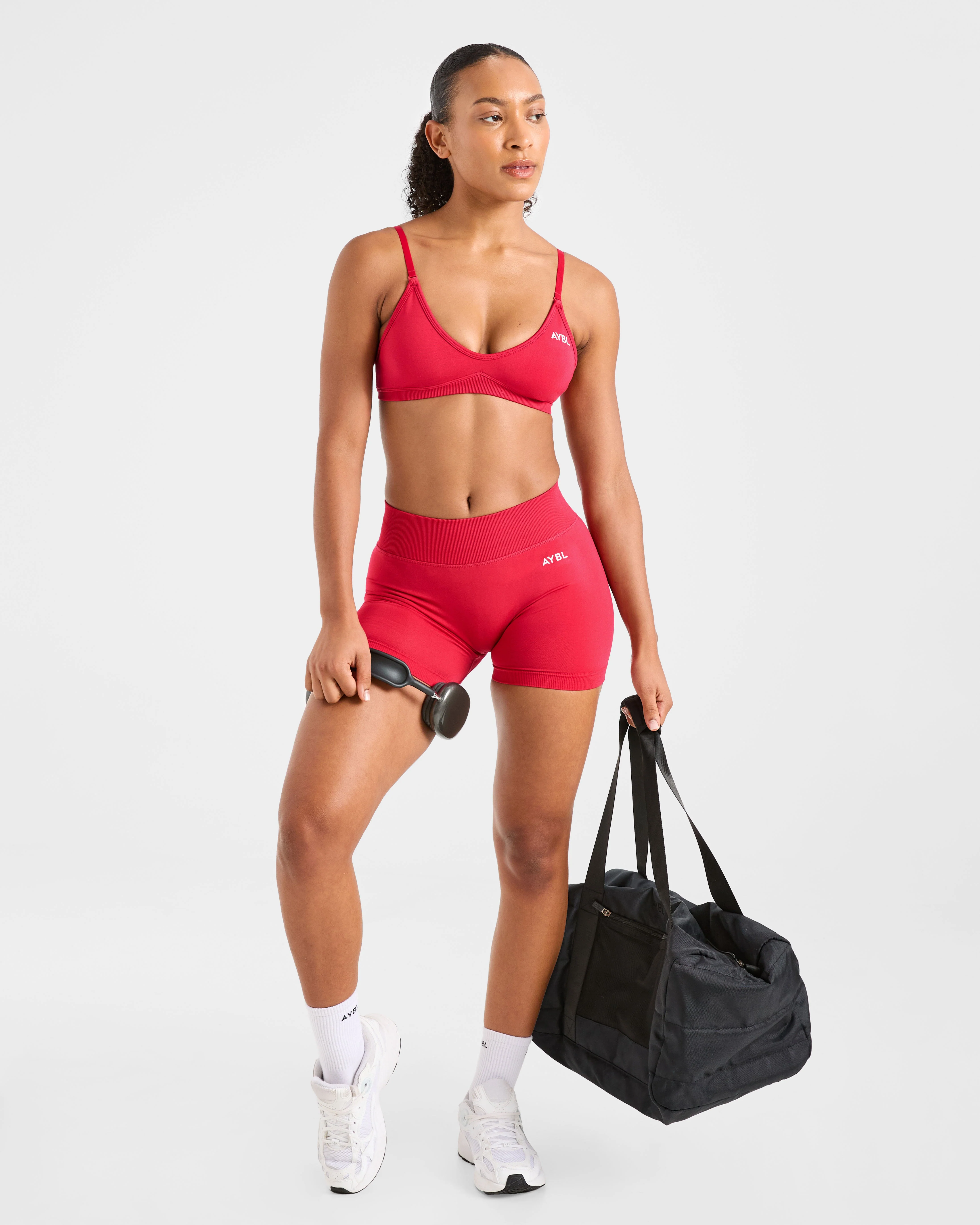 Adapt Seamless Shorts | 4.5" - Salsa Red - Image 8