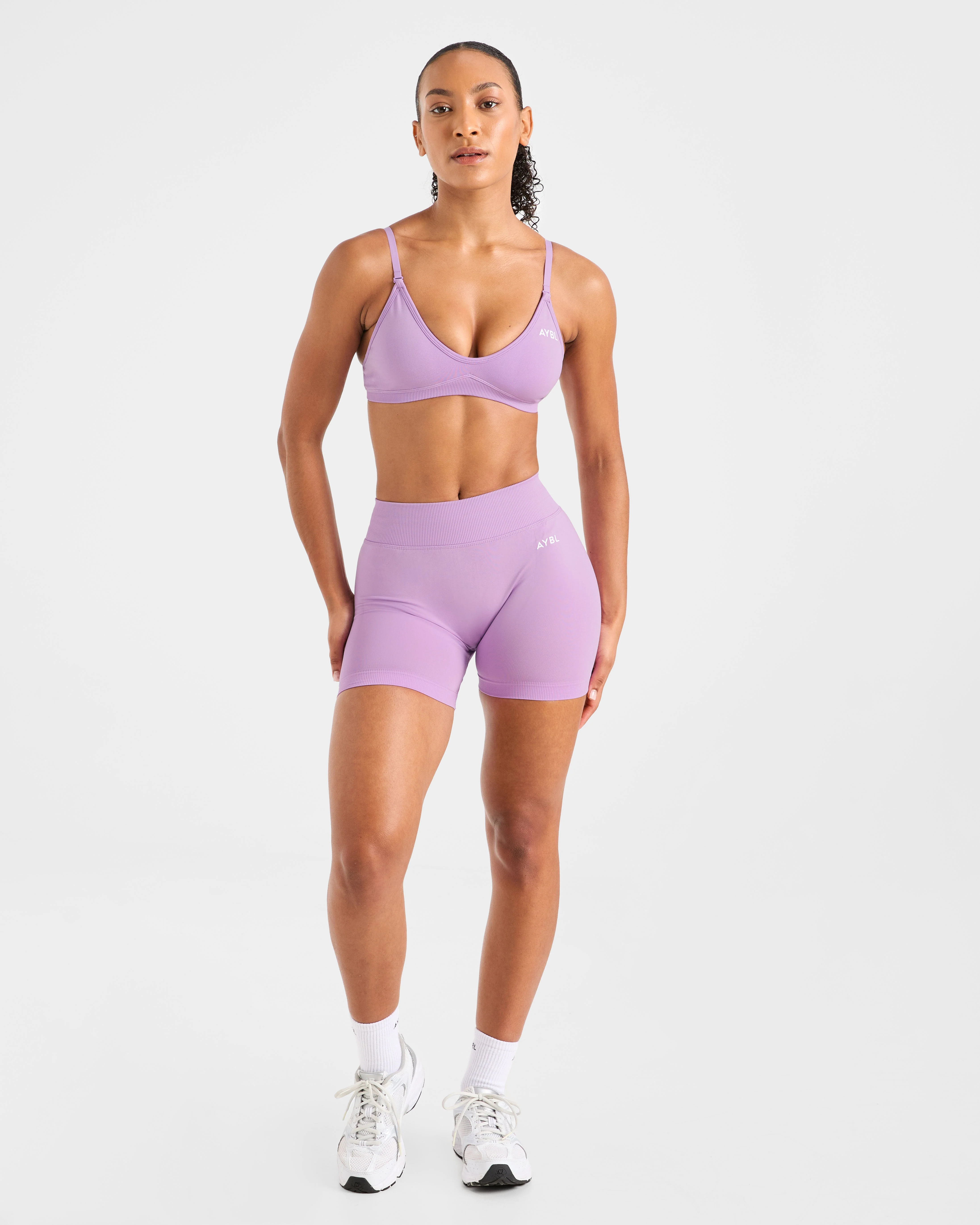 Adapt Seamless Shorts | 4.5" - Spring Lilac - Image 3