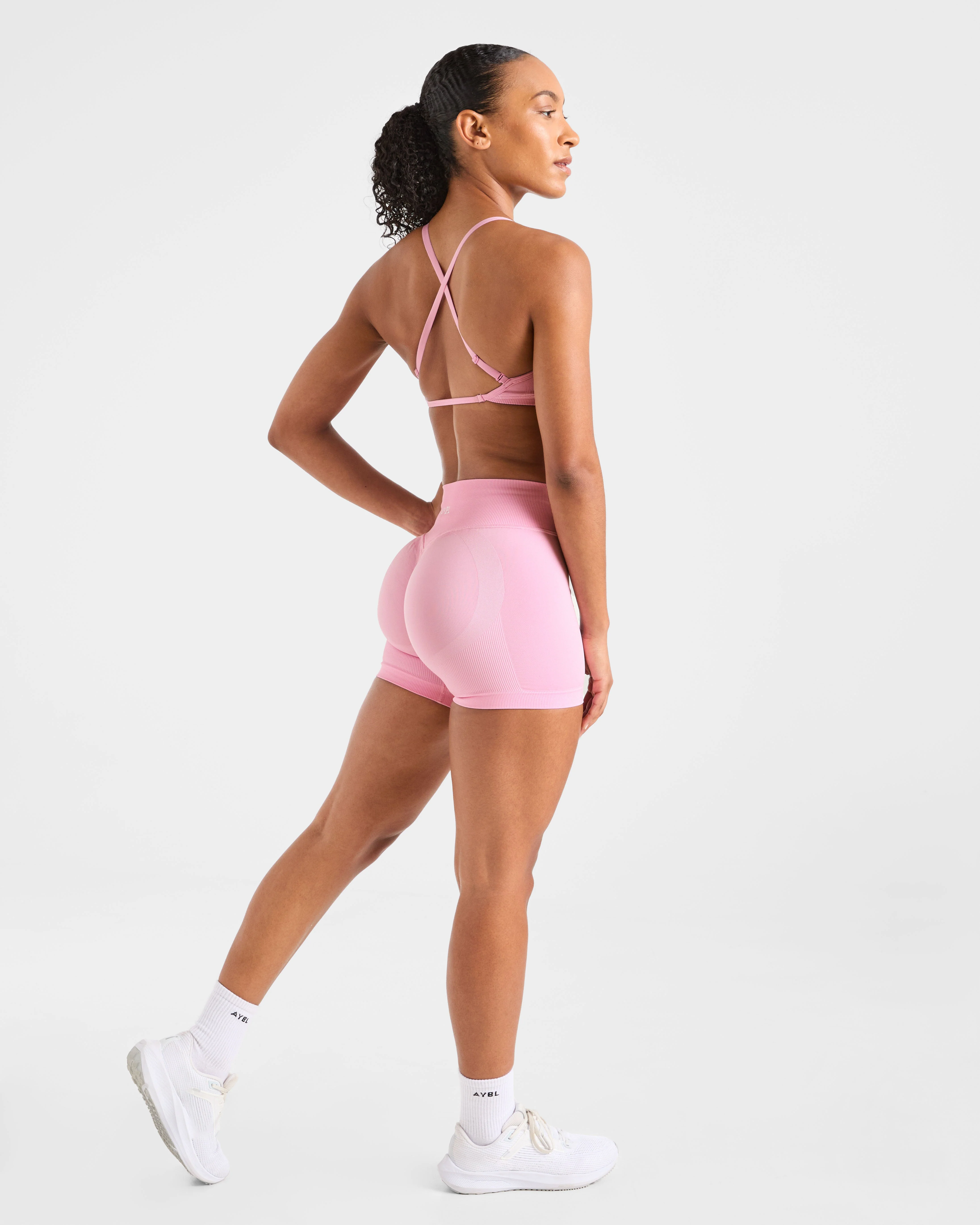 Adapt Seamless Shorts | 4.5" - Spring Pink - Image 4