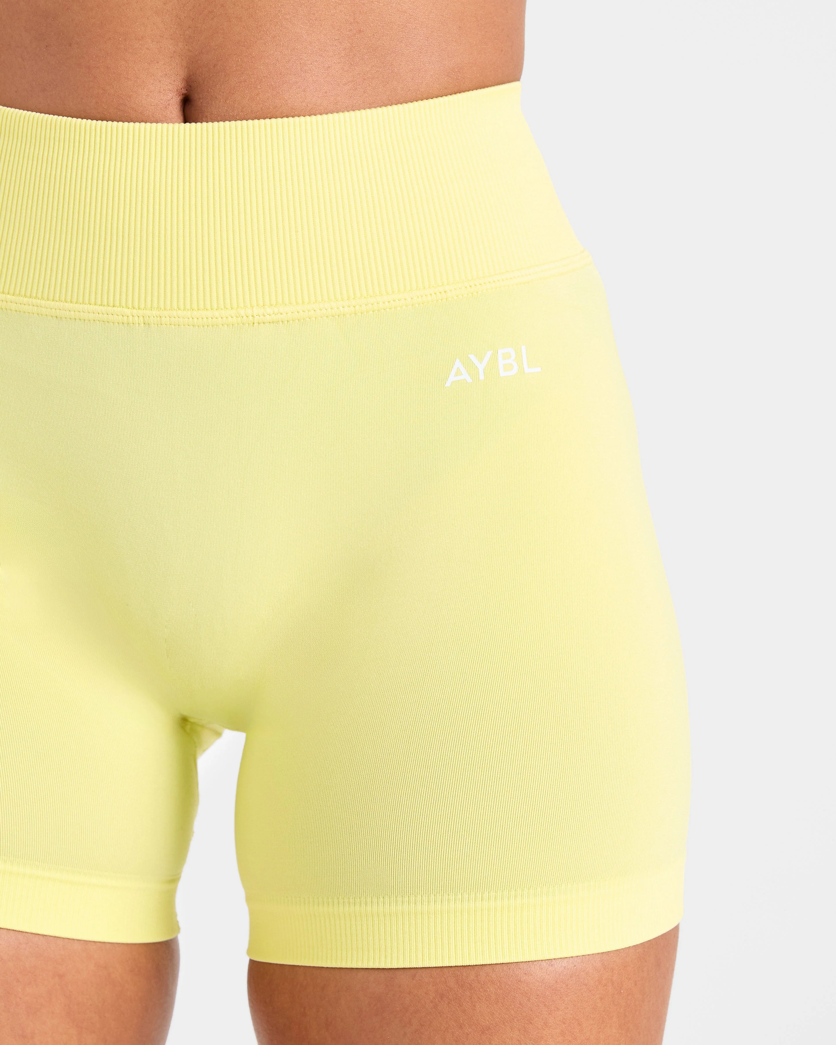 Adapt Seamless Shorts | 4.5" - Spring Yellow - Image 5