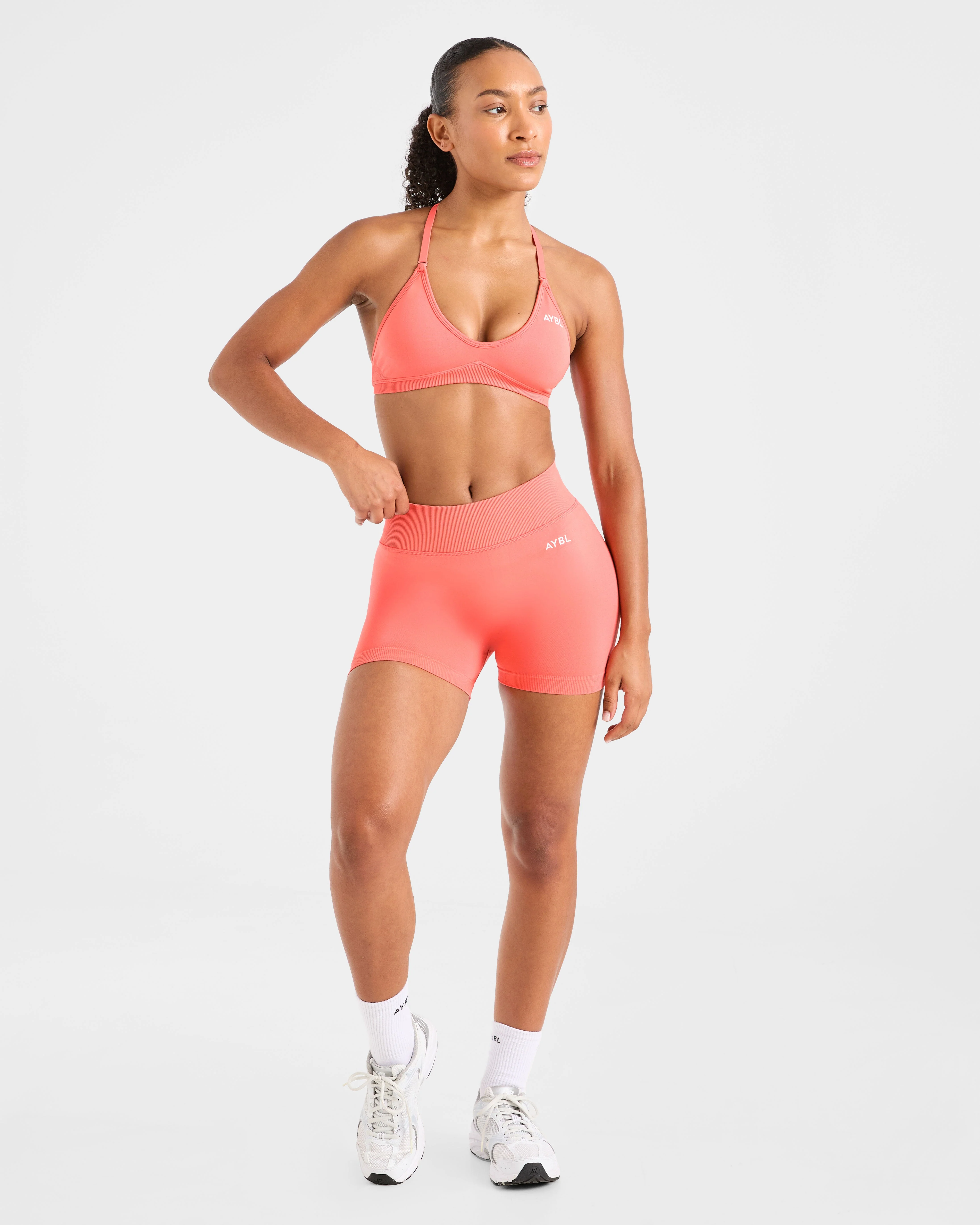 Adapt Seamless Shorts | 4.5" - Summer Peach - Image 3