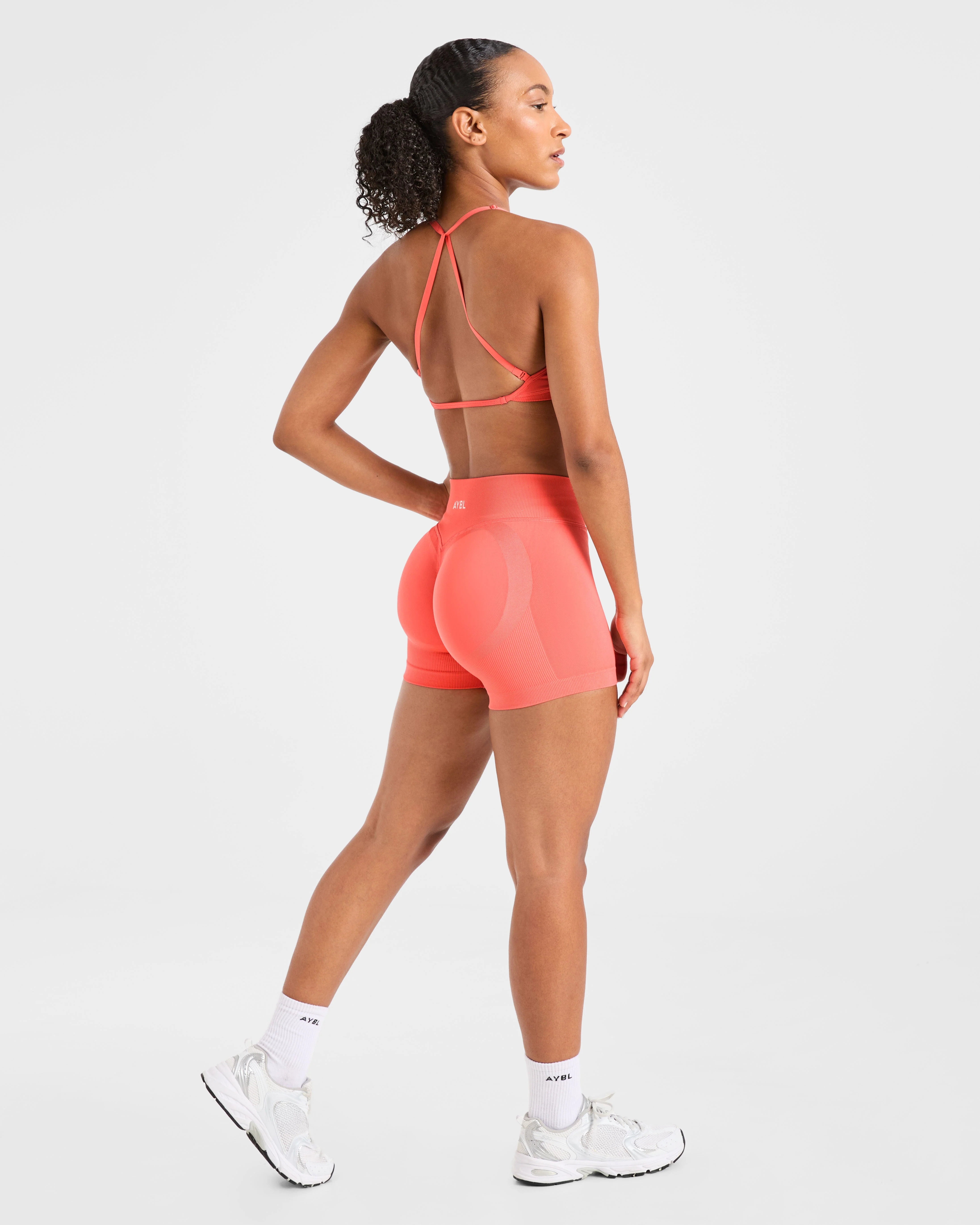 Adapt Seamless Shorts | 4.5" - Summer Peach - Image 4