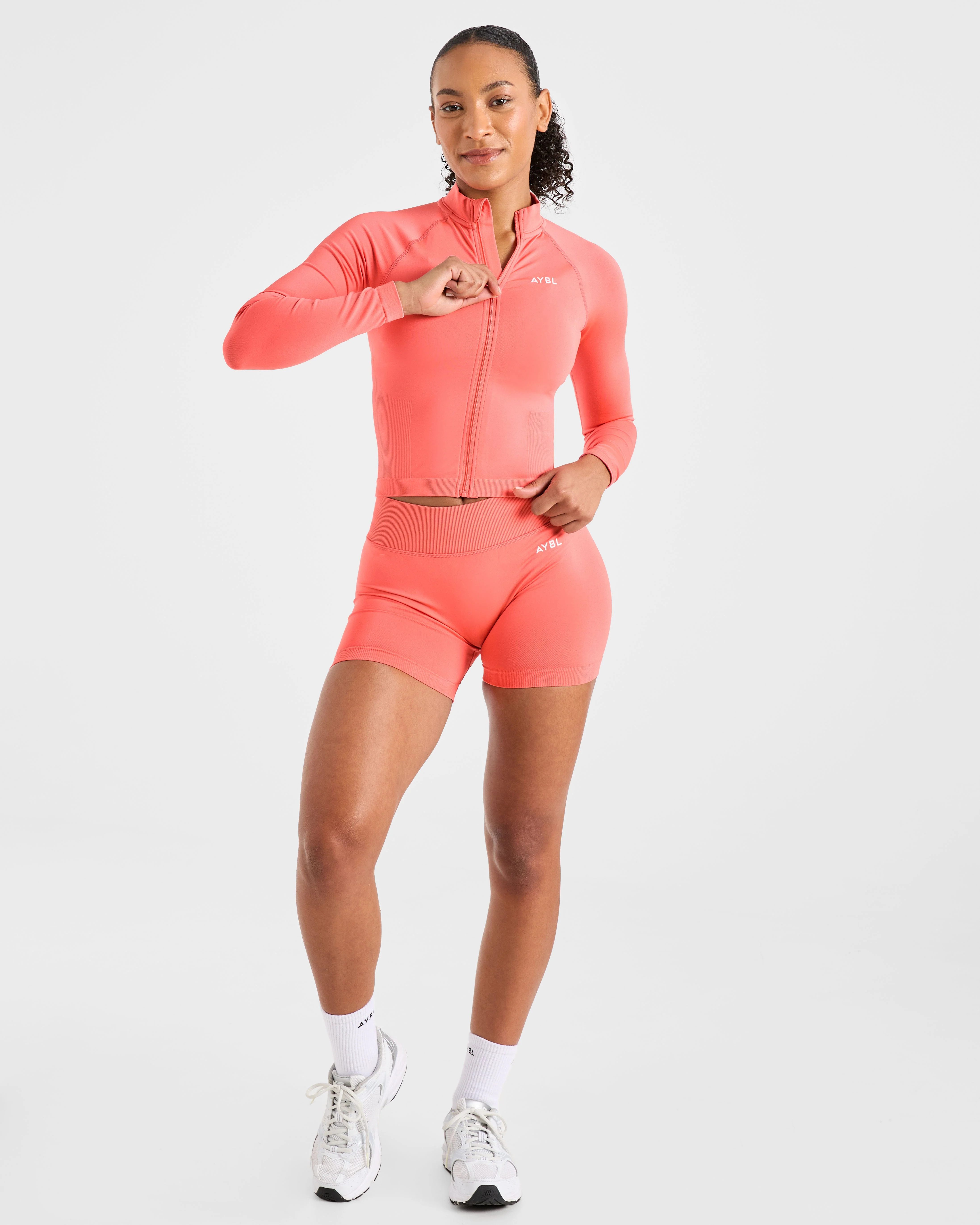 Adapt Seamless Shorts | 4.5" - Summer Peach - Image 8