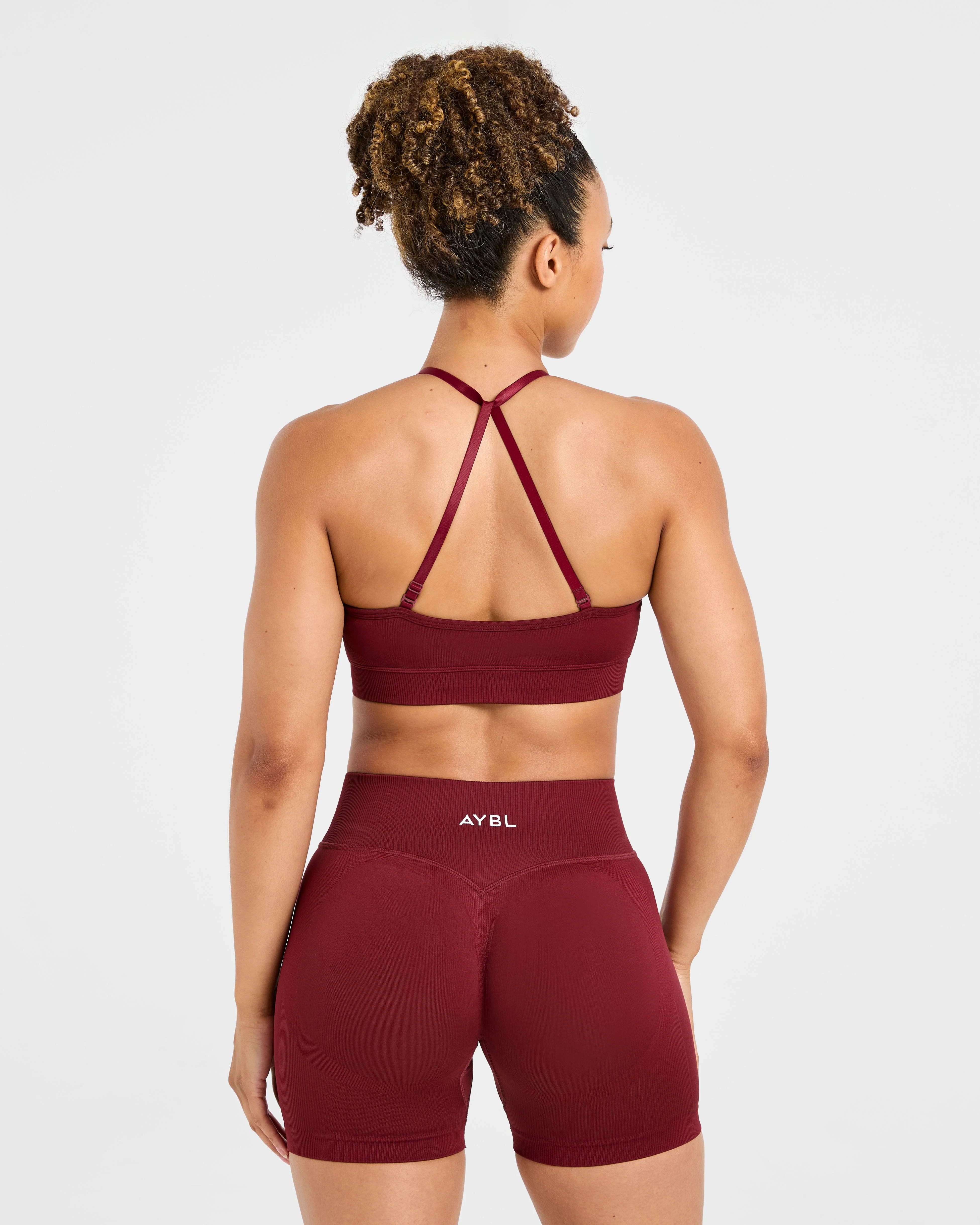 Adapt Seamless Sports Bra - Autumn Red - Image 2