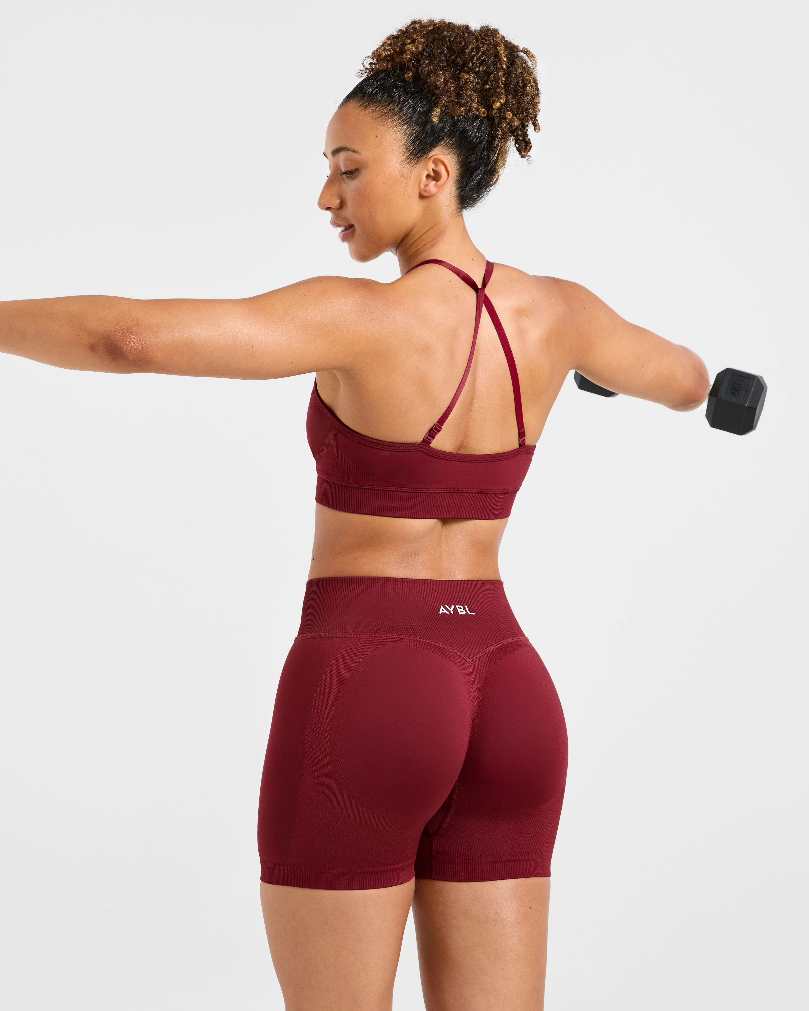 Adapt Seamless Sports Bra - Autumn Red - Image 7