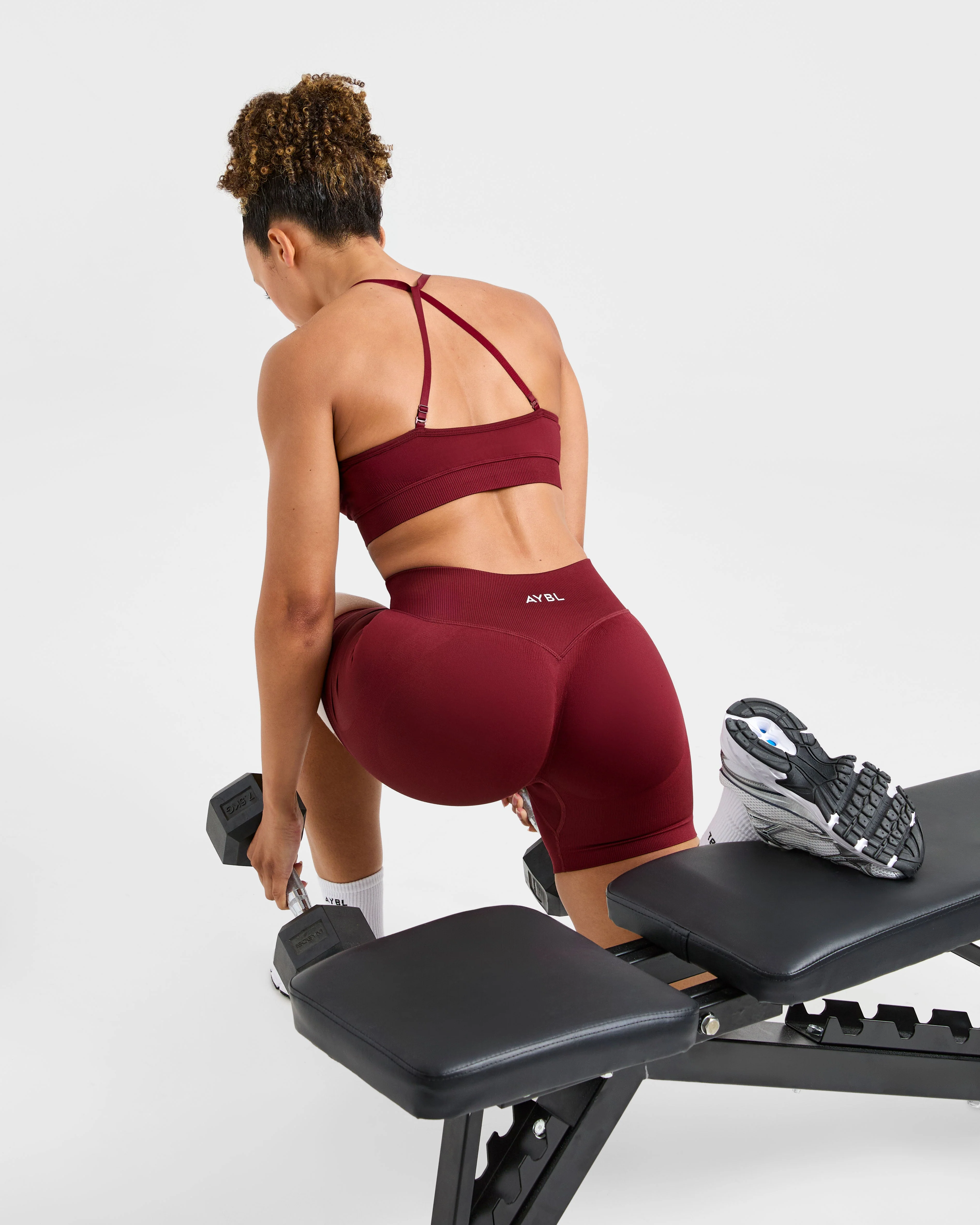 Adapt Seamless Sports Bra - Autumn Red - Image 8