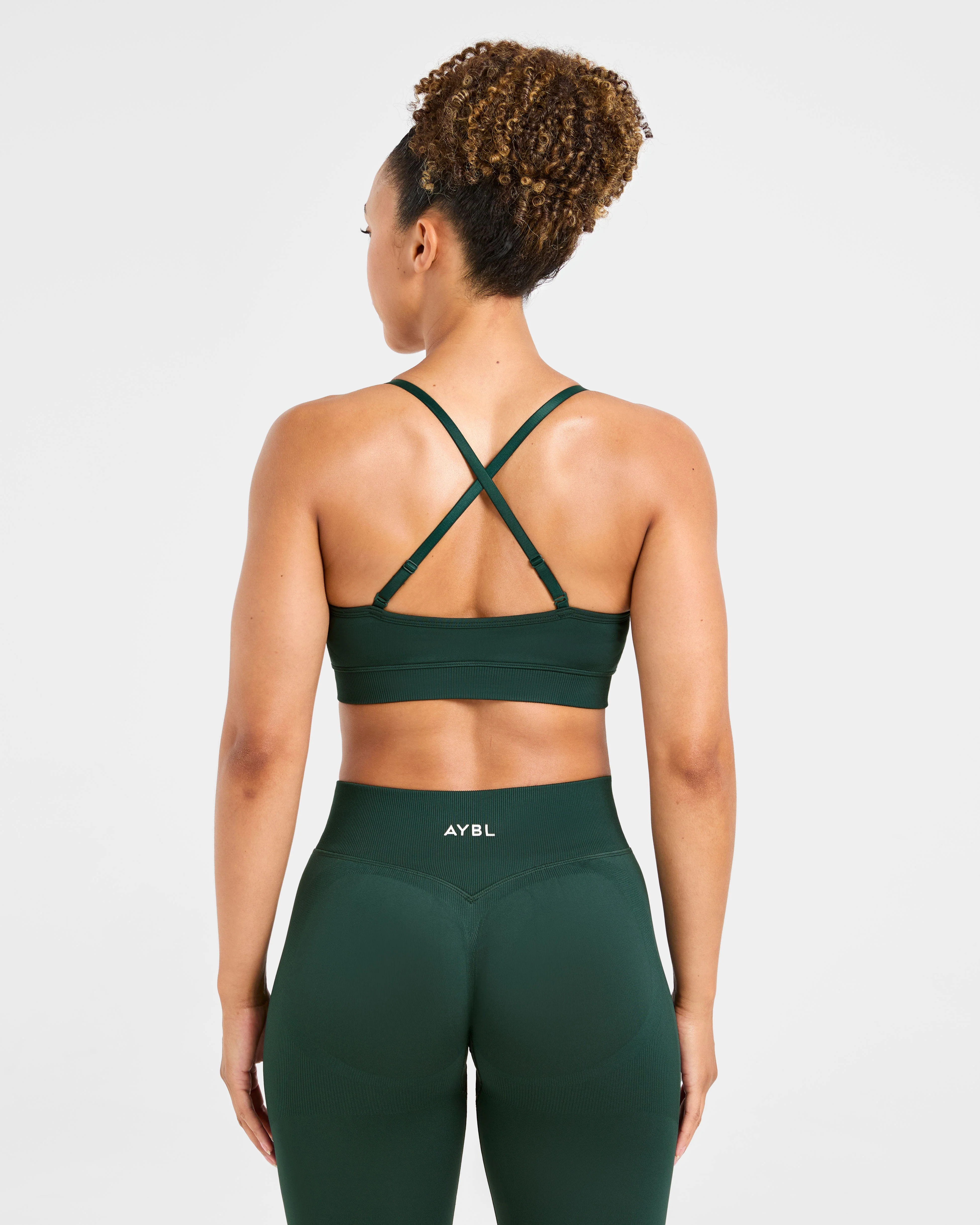 Adapt Seamless Sports Bra - Deep Forest - Image 2