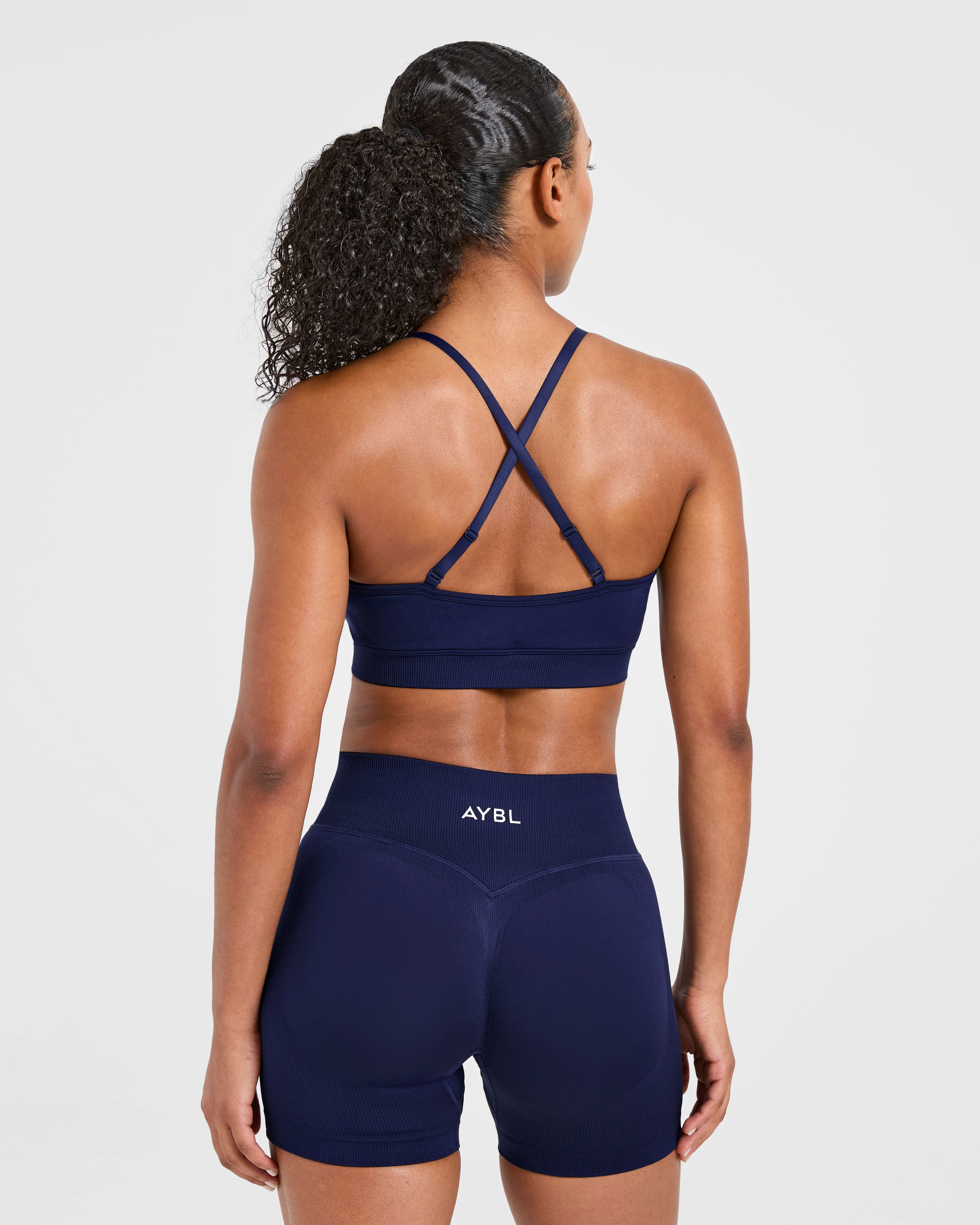Adapt Seamless Sports Bra - Deep Navy - Image 2