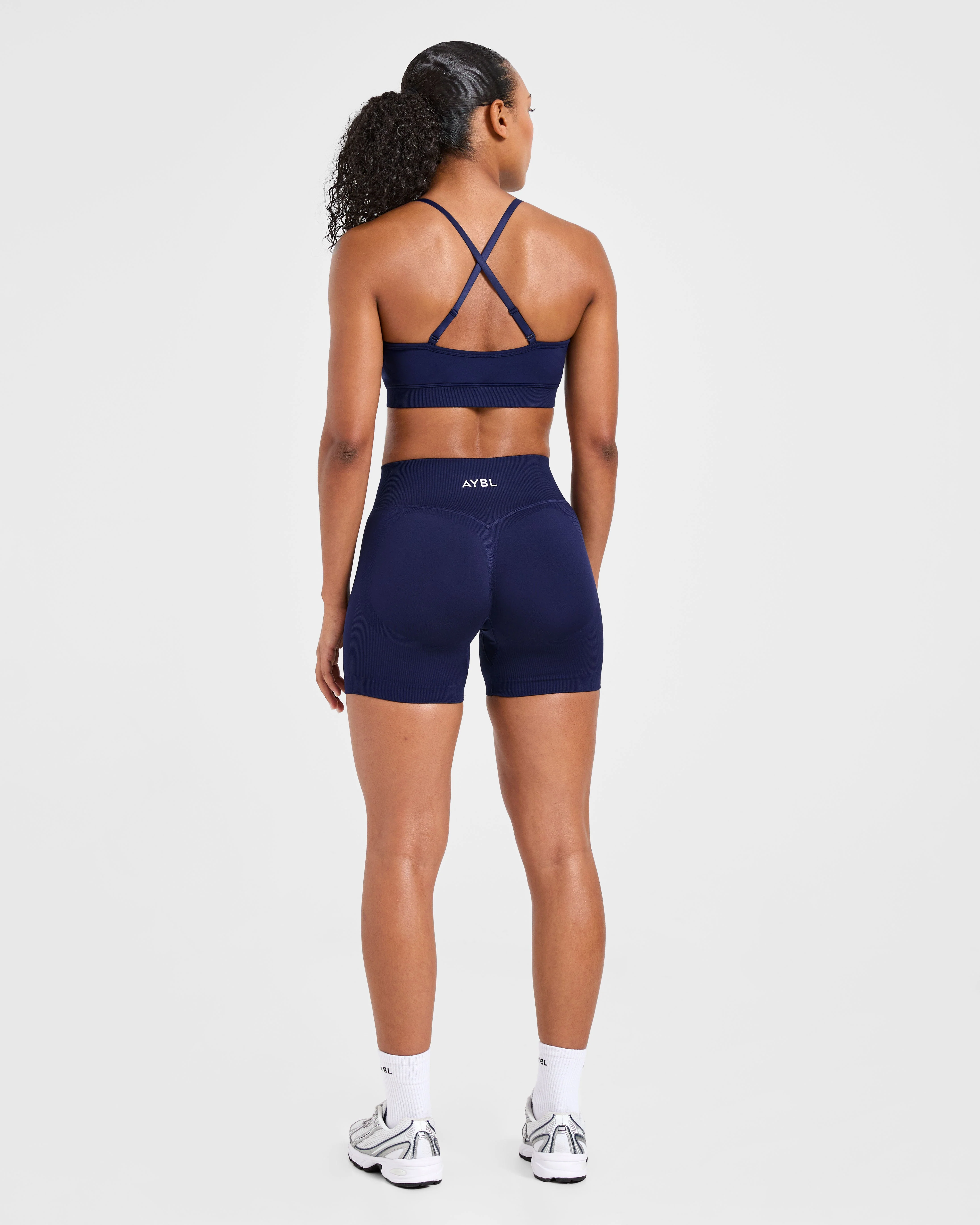 Adapt Seamless Sports Bra - Deep Navy - Image 4