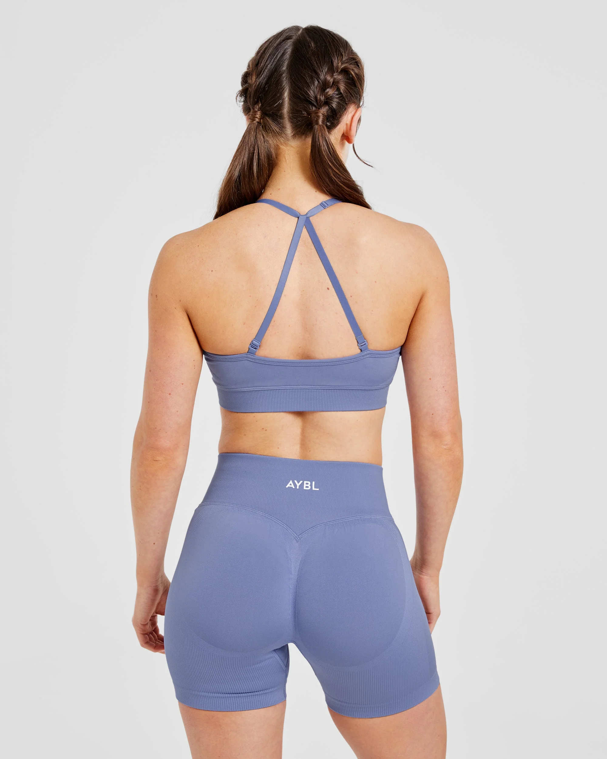 Adapt Seamless Sports Bra - Iris Blue - Image 2