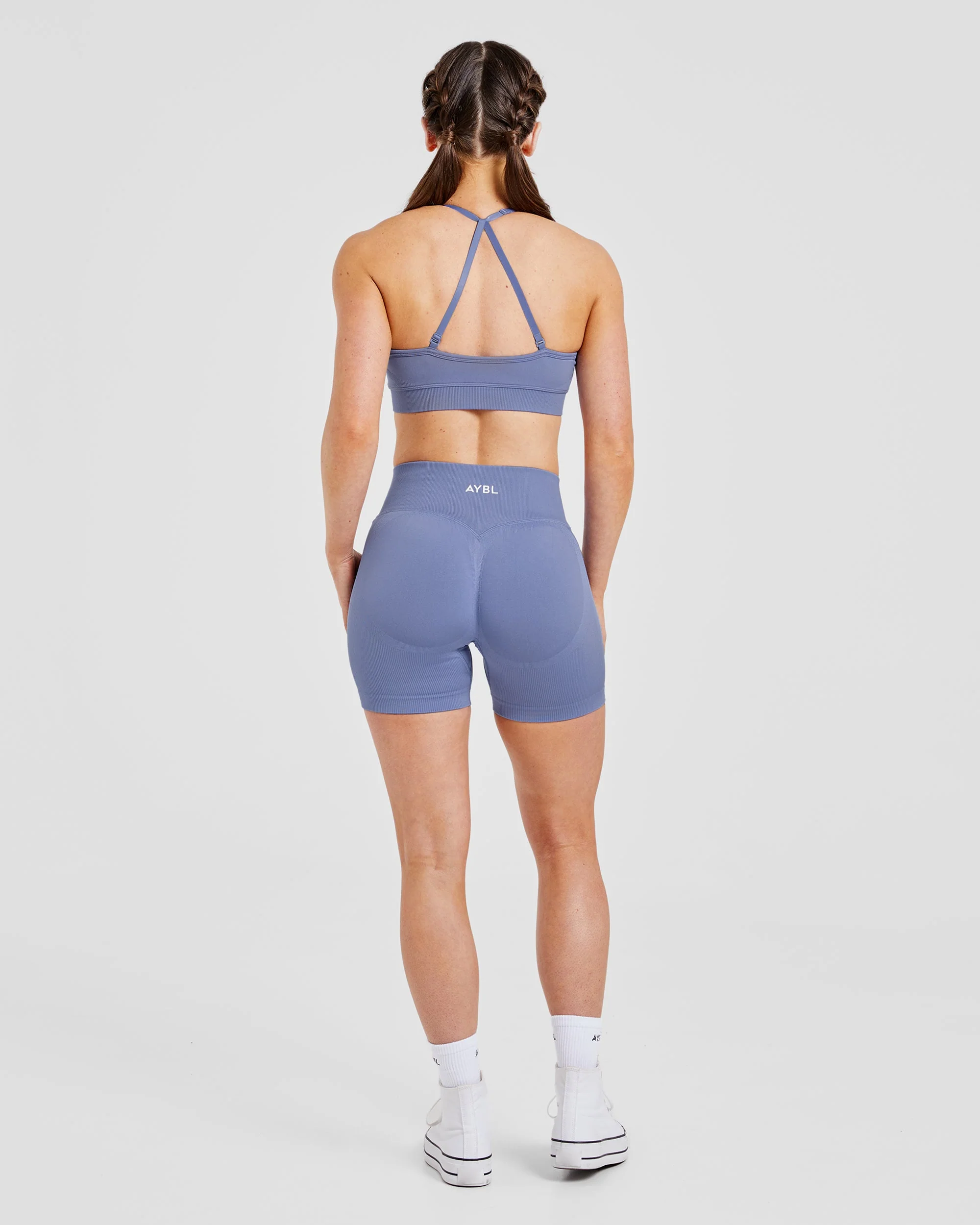 Adapt Seamless Sports Bra - Iris Blue - Image 4