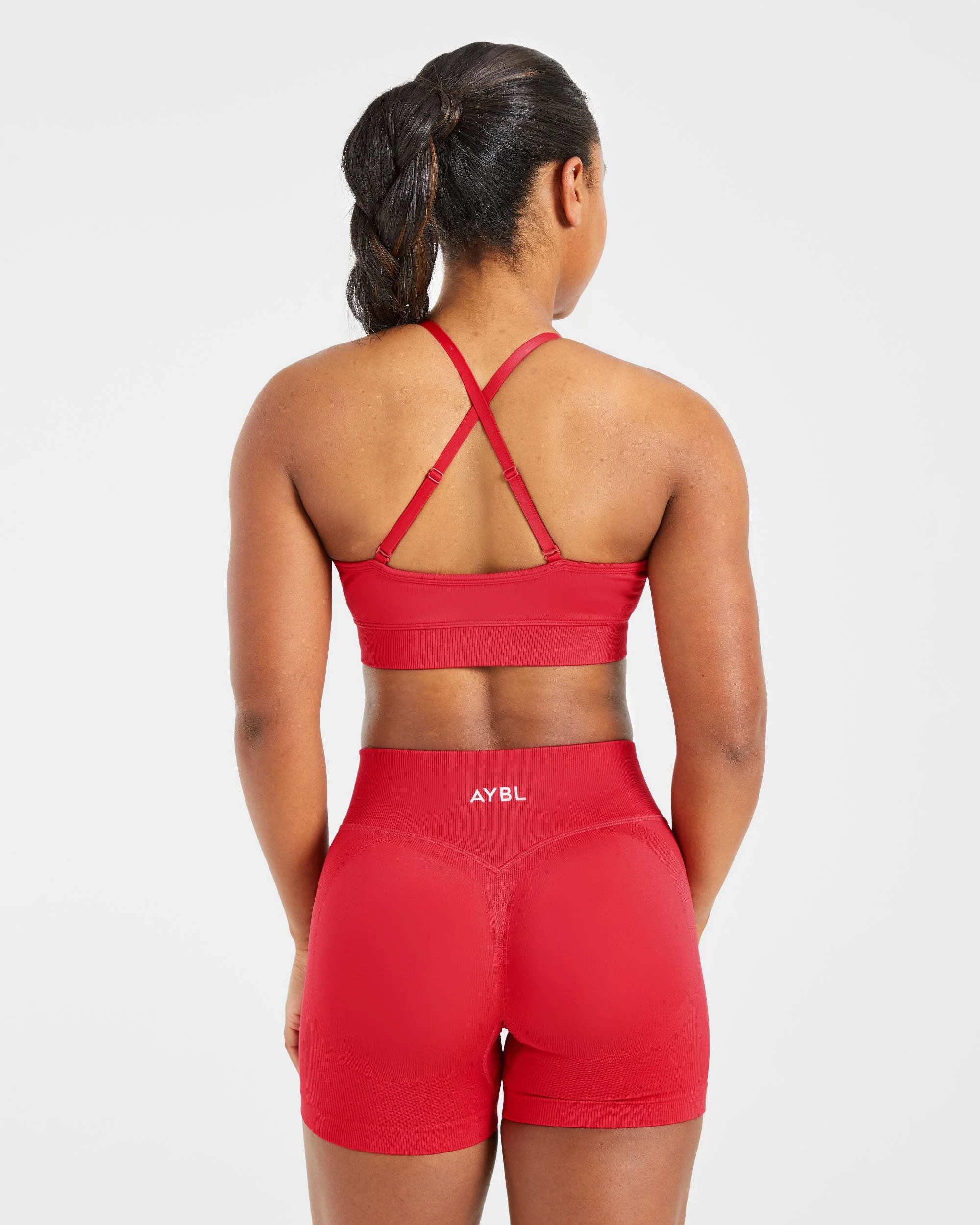 Adapt Seamless Sports Bra - Salsa Red - Image 2