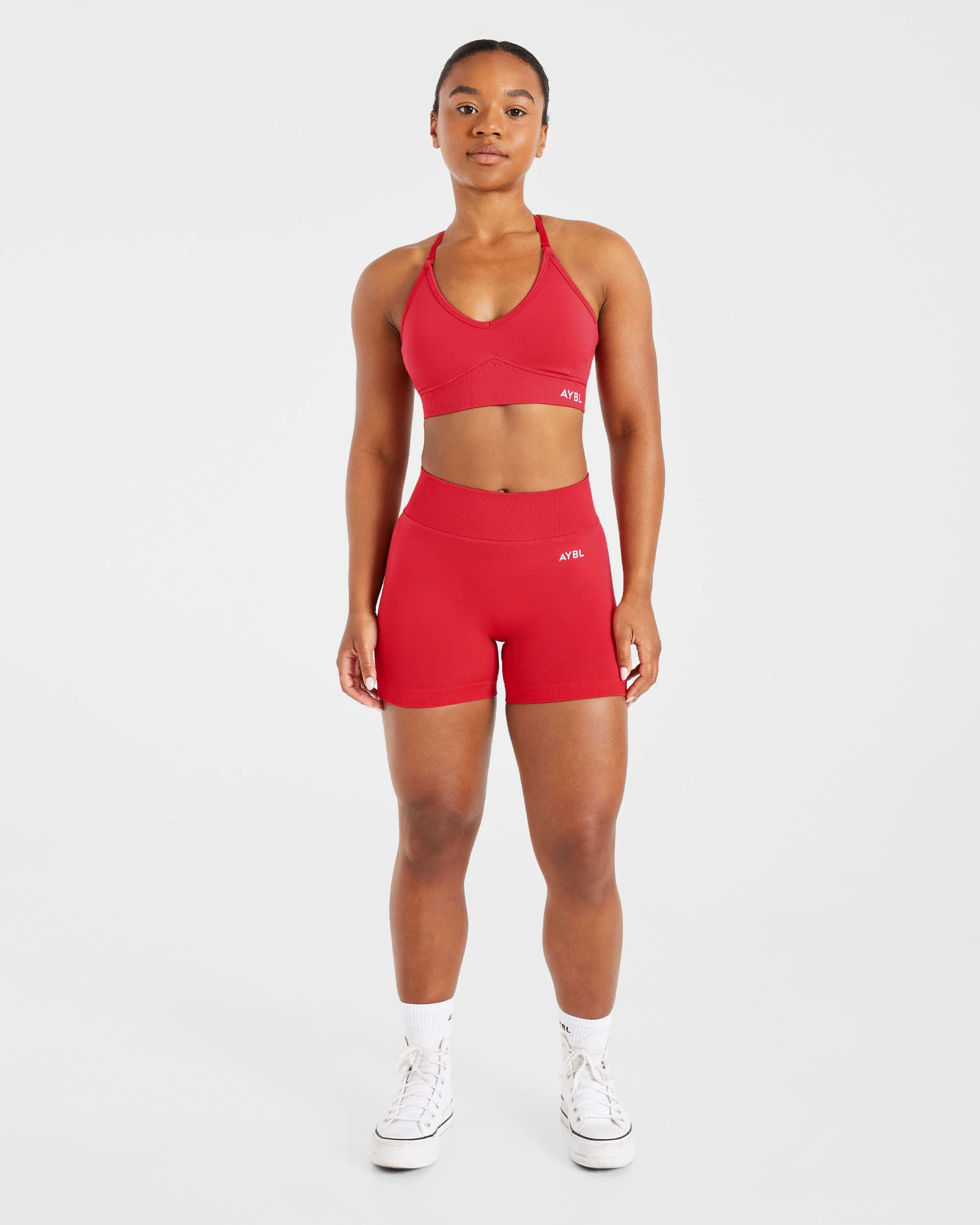 Adapt Seamless Sports Bra - Salsa Red - Image 3