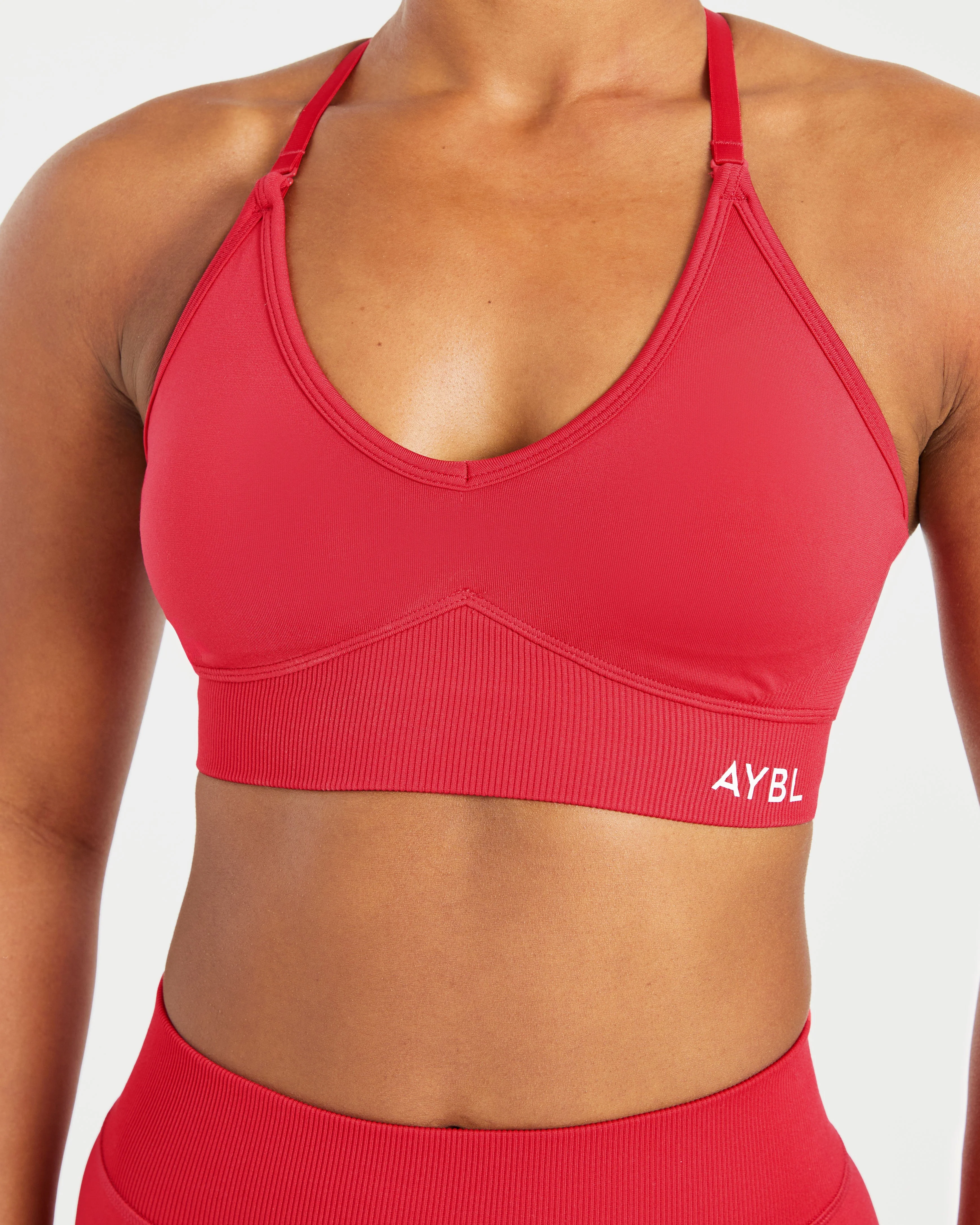 Adapt Seamless Sports Bra - Salsa Red - Image 5