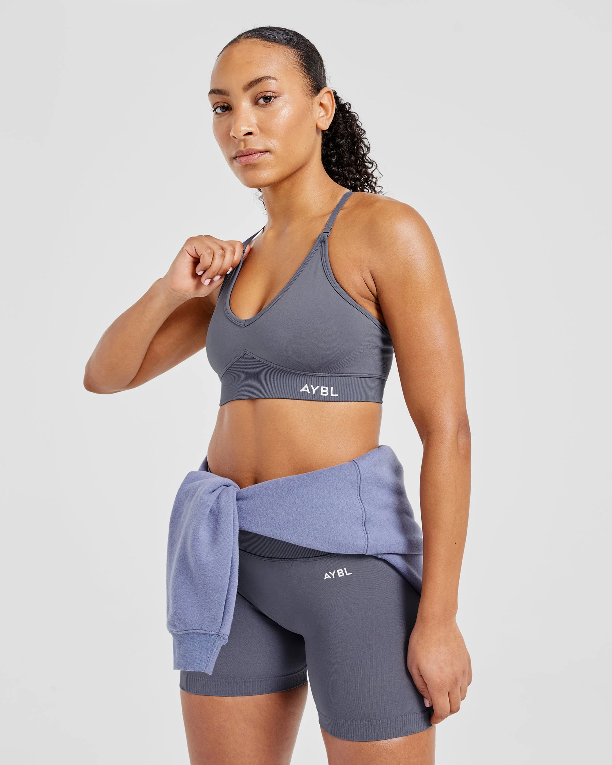 Adapt Seamless Sports Bra - Slate - Image 7