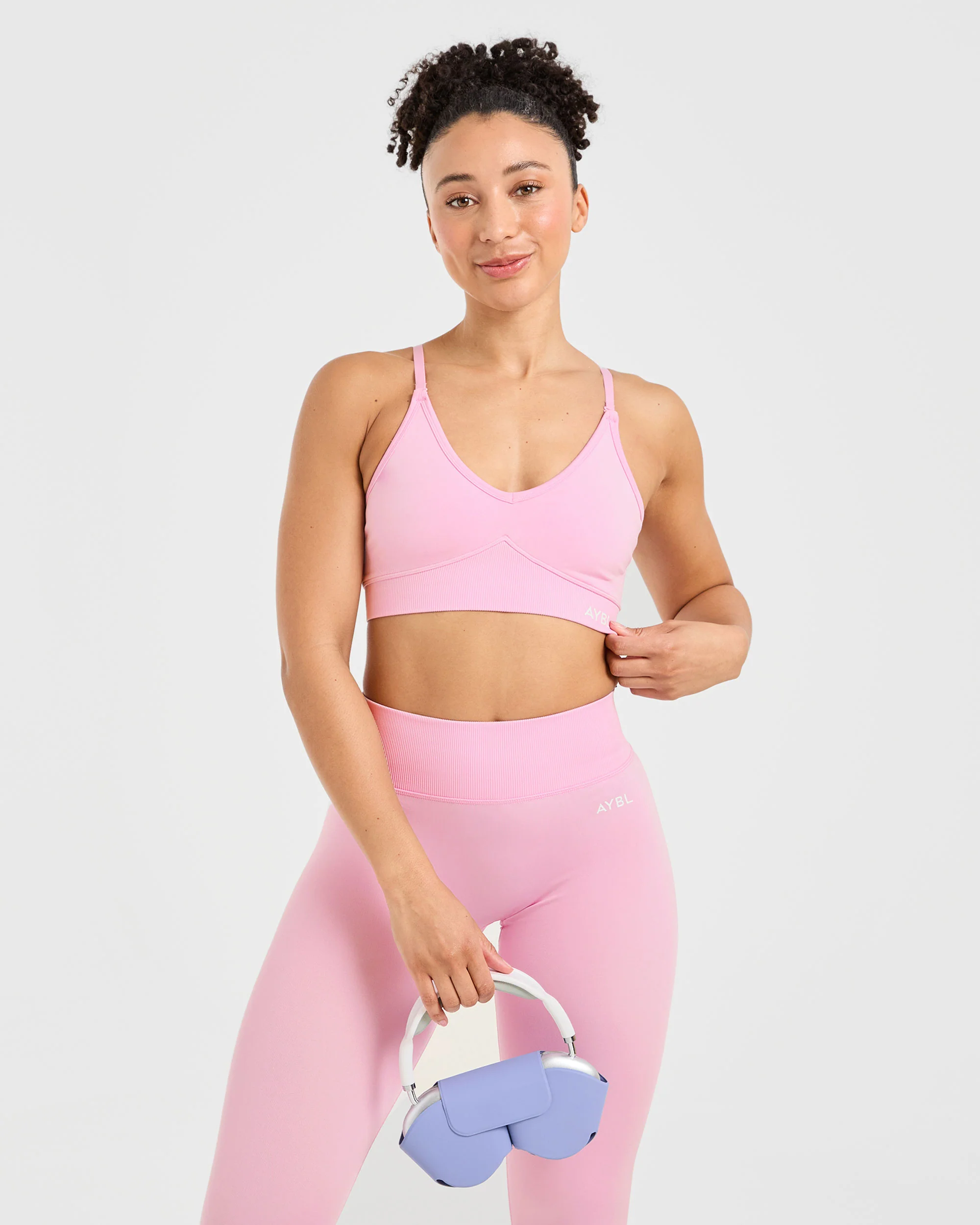 Adapt Seamless Sports Bra - Spring Pink - Image 7
