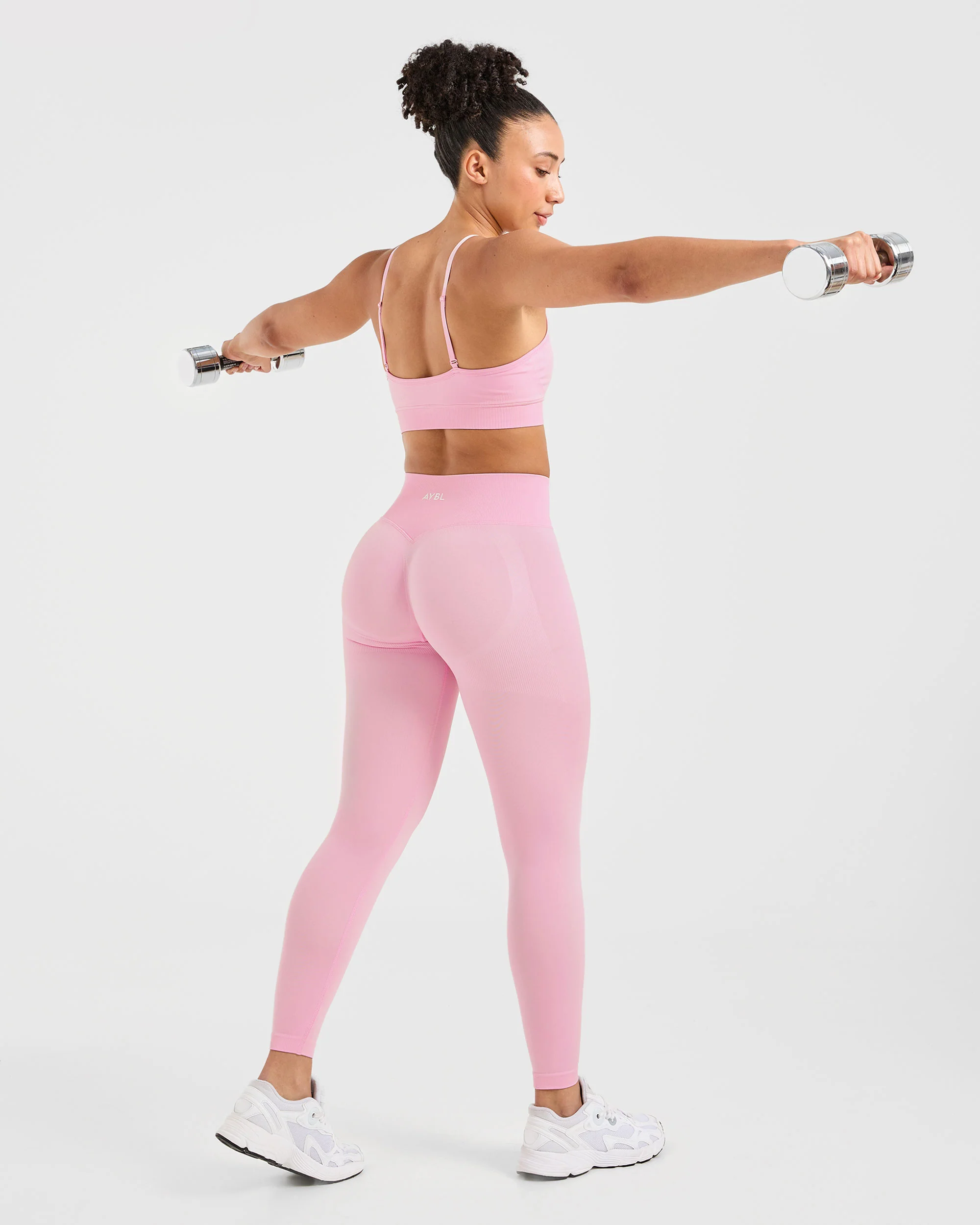 Adapt Seamless Sports Bra - Spring Pink - Image 8