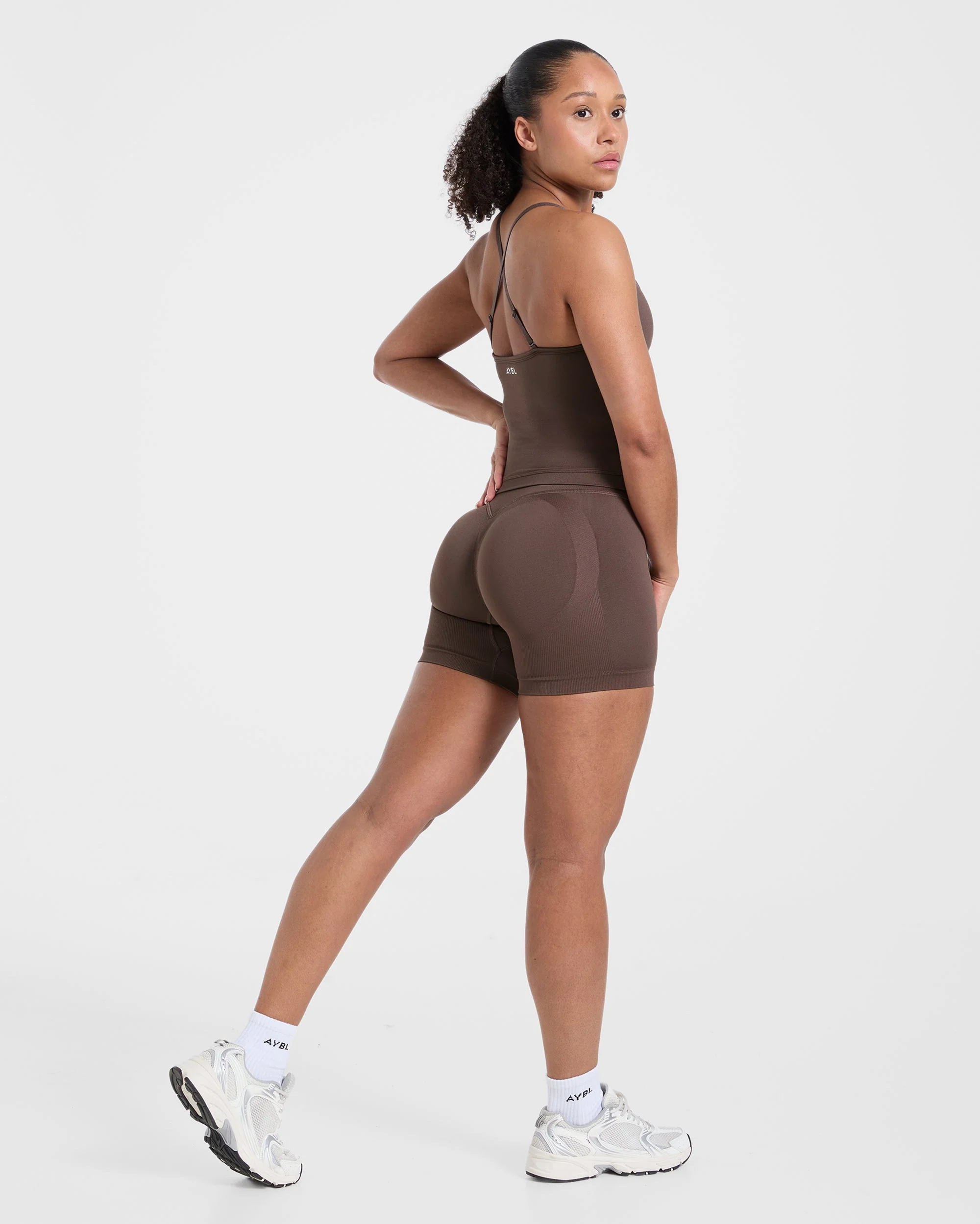 Adapt Seamless Tank Top - Brown - Image 4