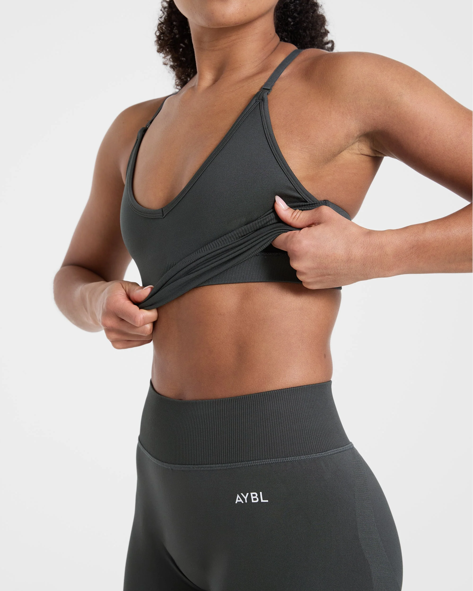 Adapt Seamless Tank Top - Dark Charcoal - Image 6