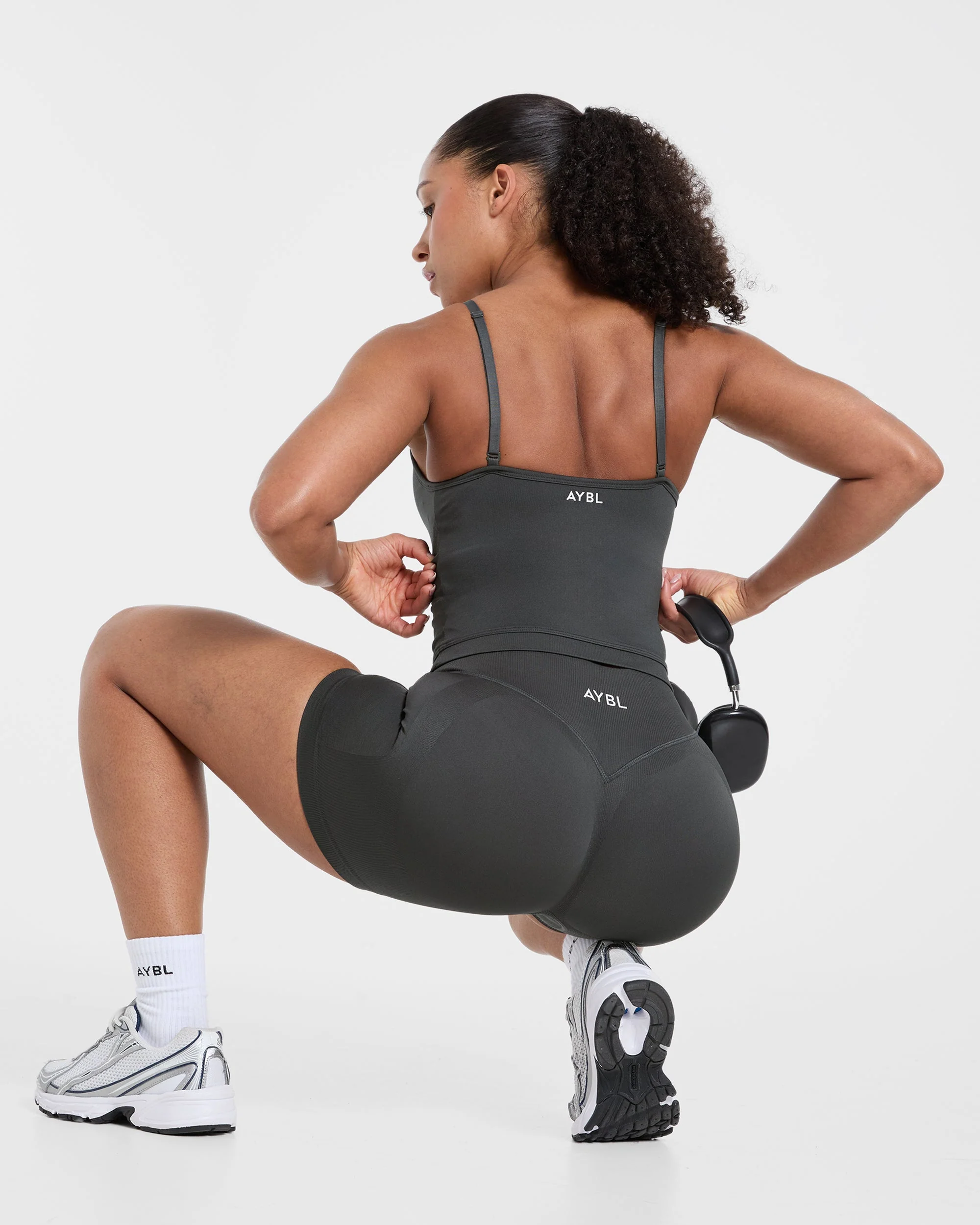 Adapt Seamless Tank Top - Dark Charcoal - Image 7